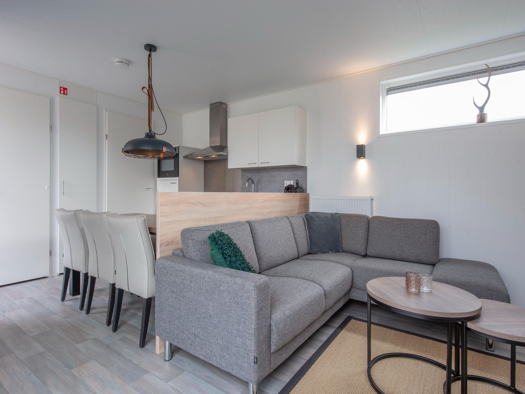 De woonkamer van Beach Resort Nieuwvliet-Bad 18 in Nieuwvliet-Bad
