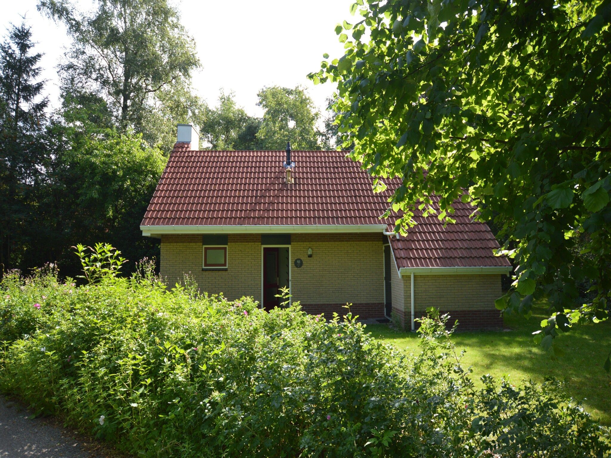 De tuin van Buitenplaats Berg en Bos nummer 43 in Overijssel