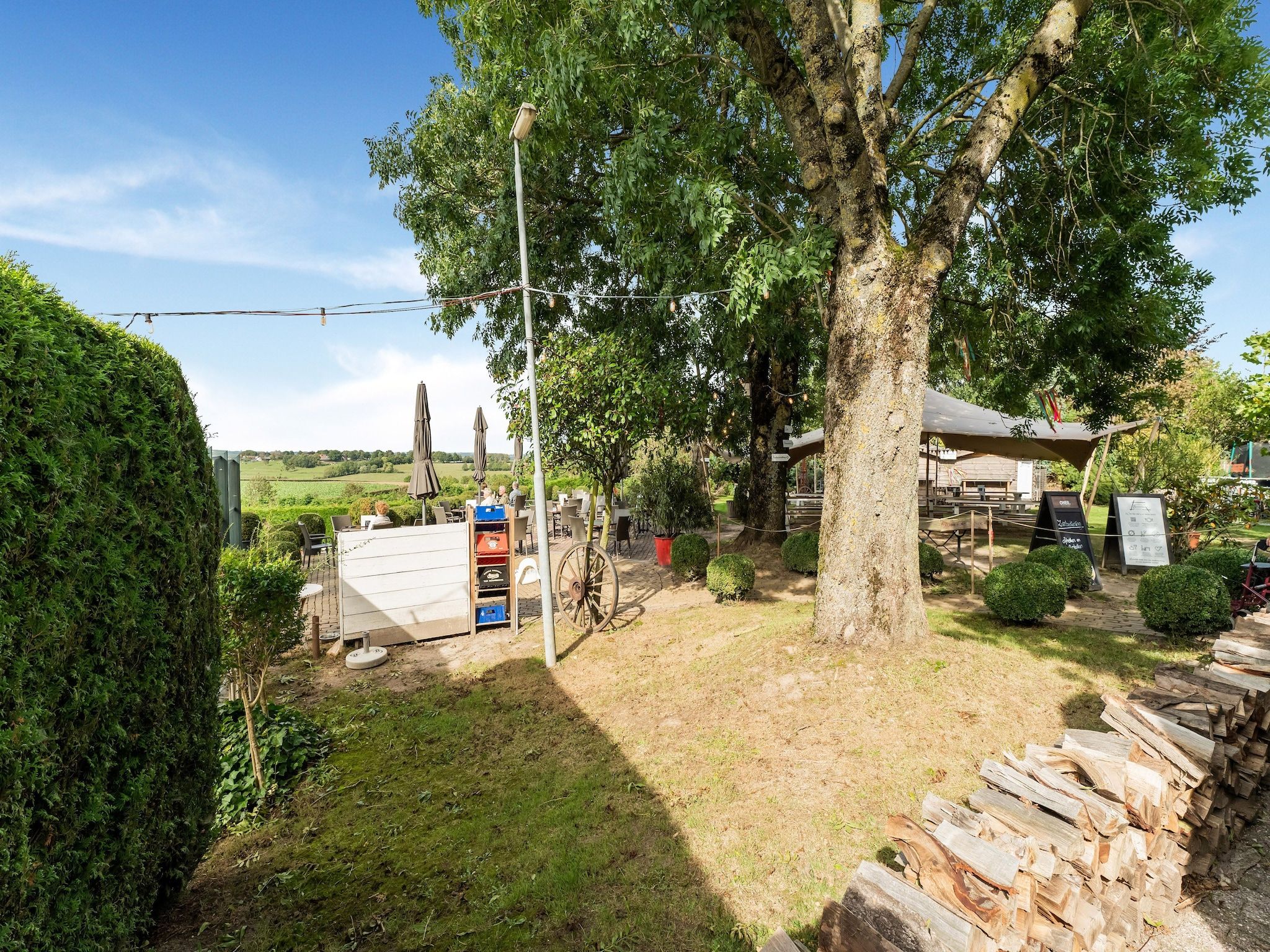 De tuin van Valleyview Cottages - NR01 in Voerendaal