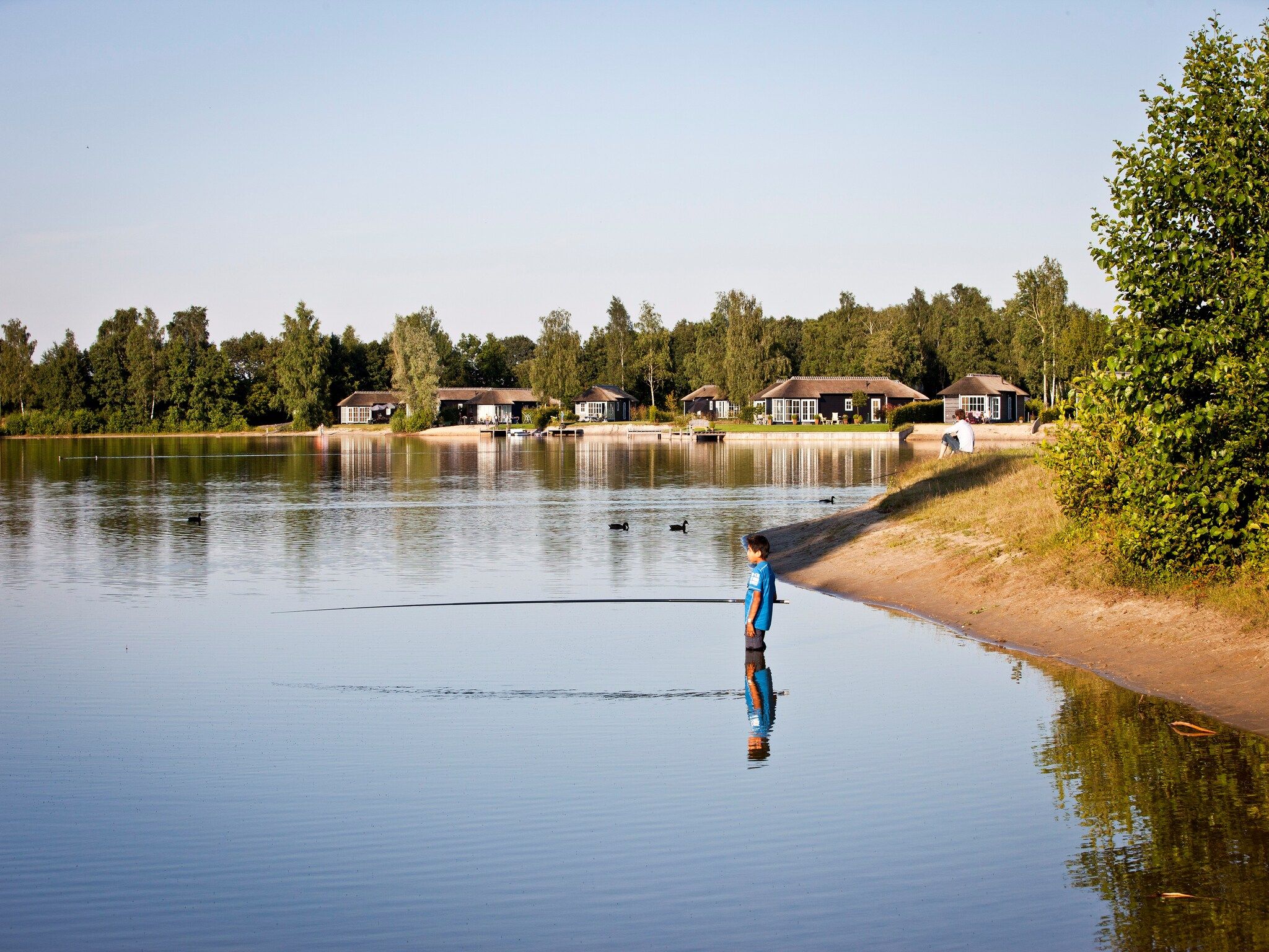Parkfaciliteiten bij Recreatiepark Tolplas 19 in Hoge Hexel