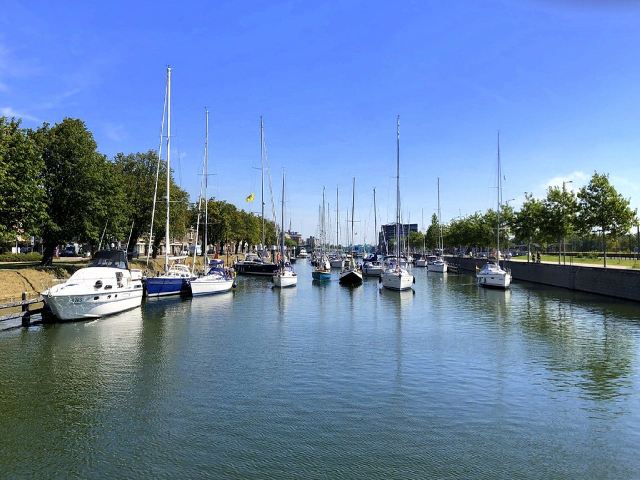 De omgeving van Waterlodge Blue Island in Kamperland