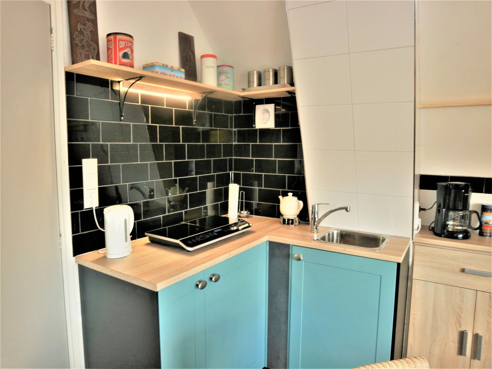 De keuken van Logies Paal 4 Giethoorn – 3 persoons in Giethoorn