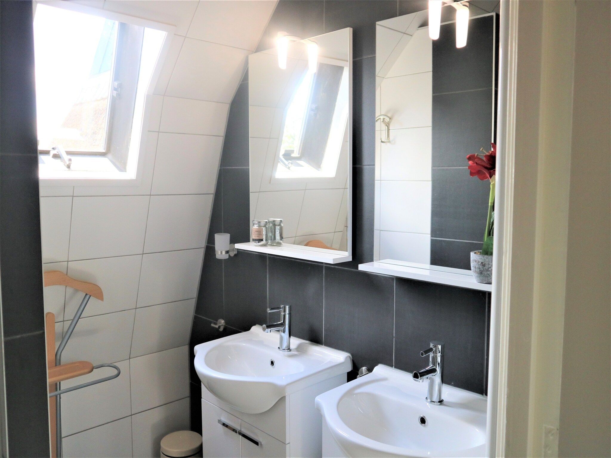 De badkamer van Logies Paal 4 Giethoorn – 3 persoons in Giethoorn