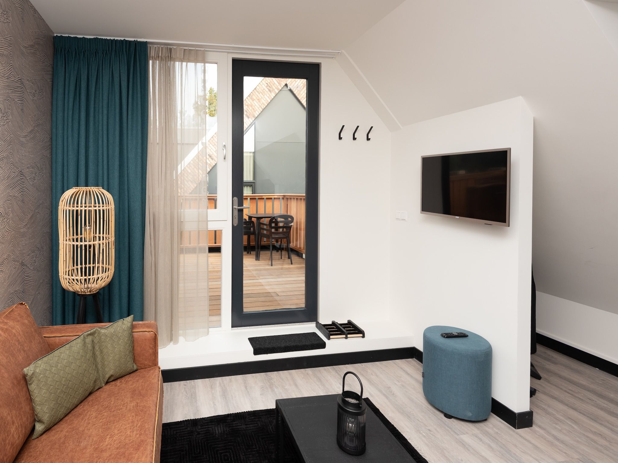 De woonkamer van Jan van Renesseweg 1 - 2 pax in Renesse