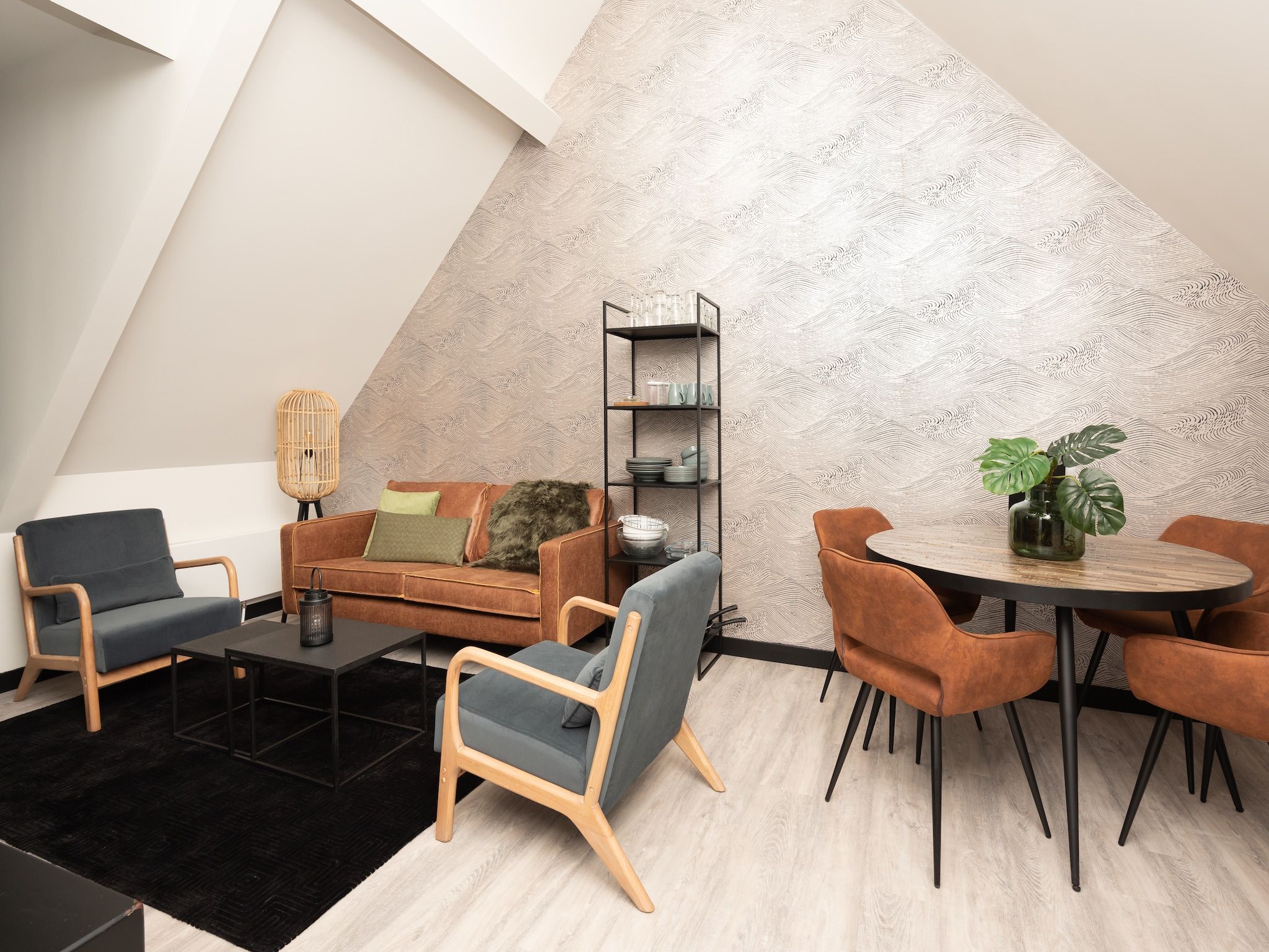 De woonkamer van Jan van Renesseweg 1 - Renesse 4p in Renesse