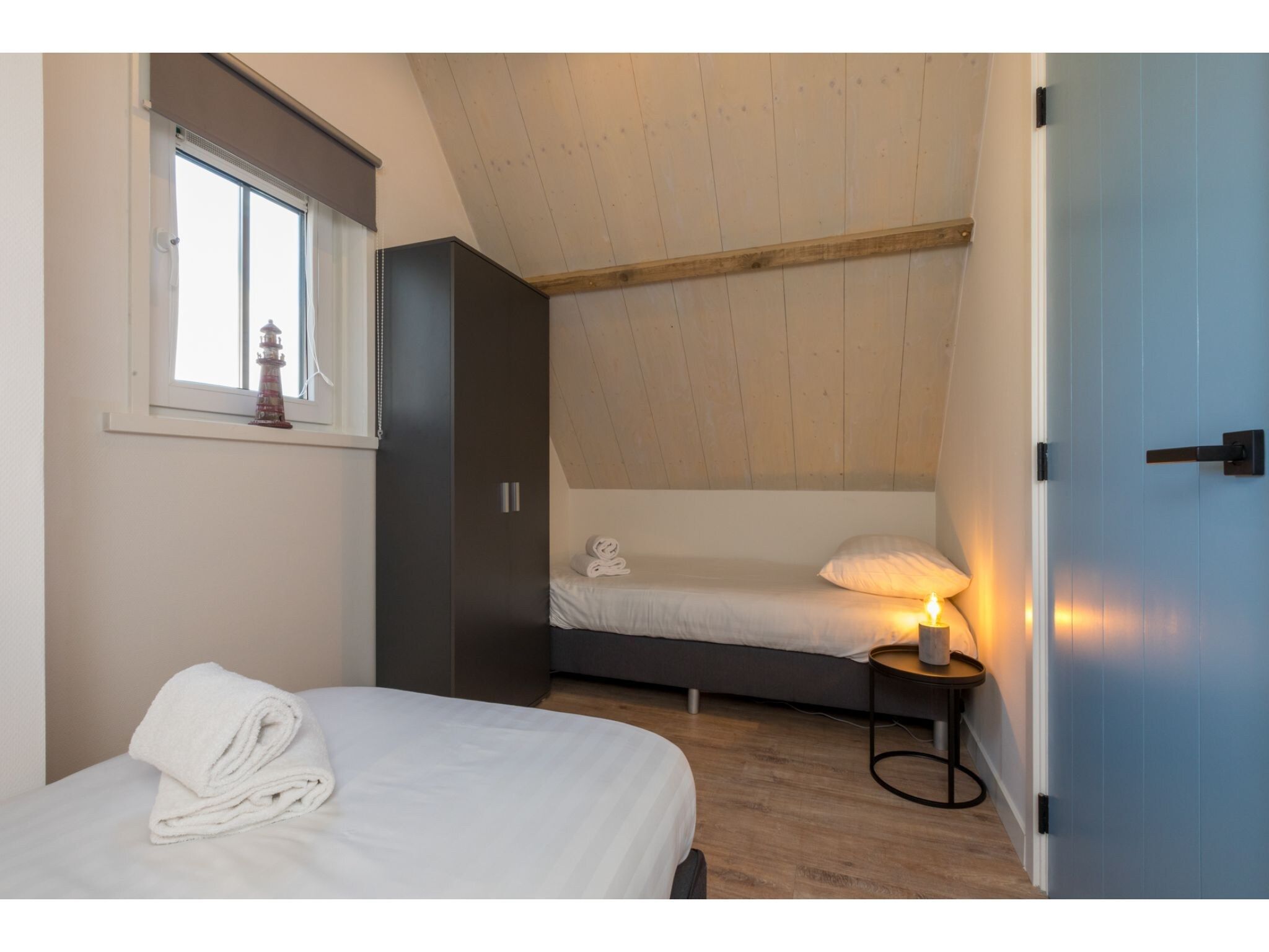Een slaapkamer van Piet Mondriaanpad 6a Westkapelle in Westkapelle