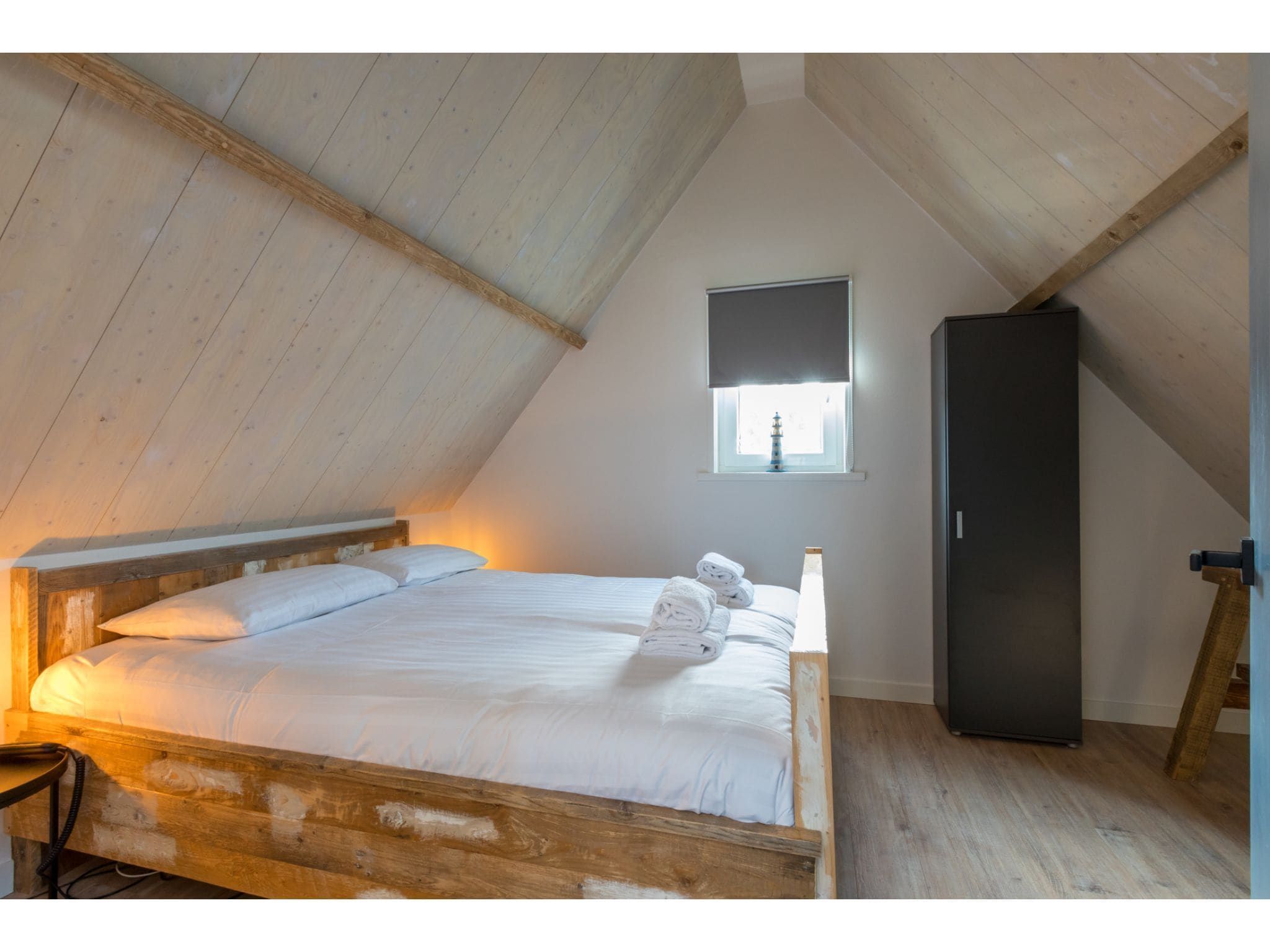Een slaapkamer van Piet Mondriaanpad 6a Westkapelle in Westkapelle