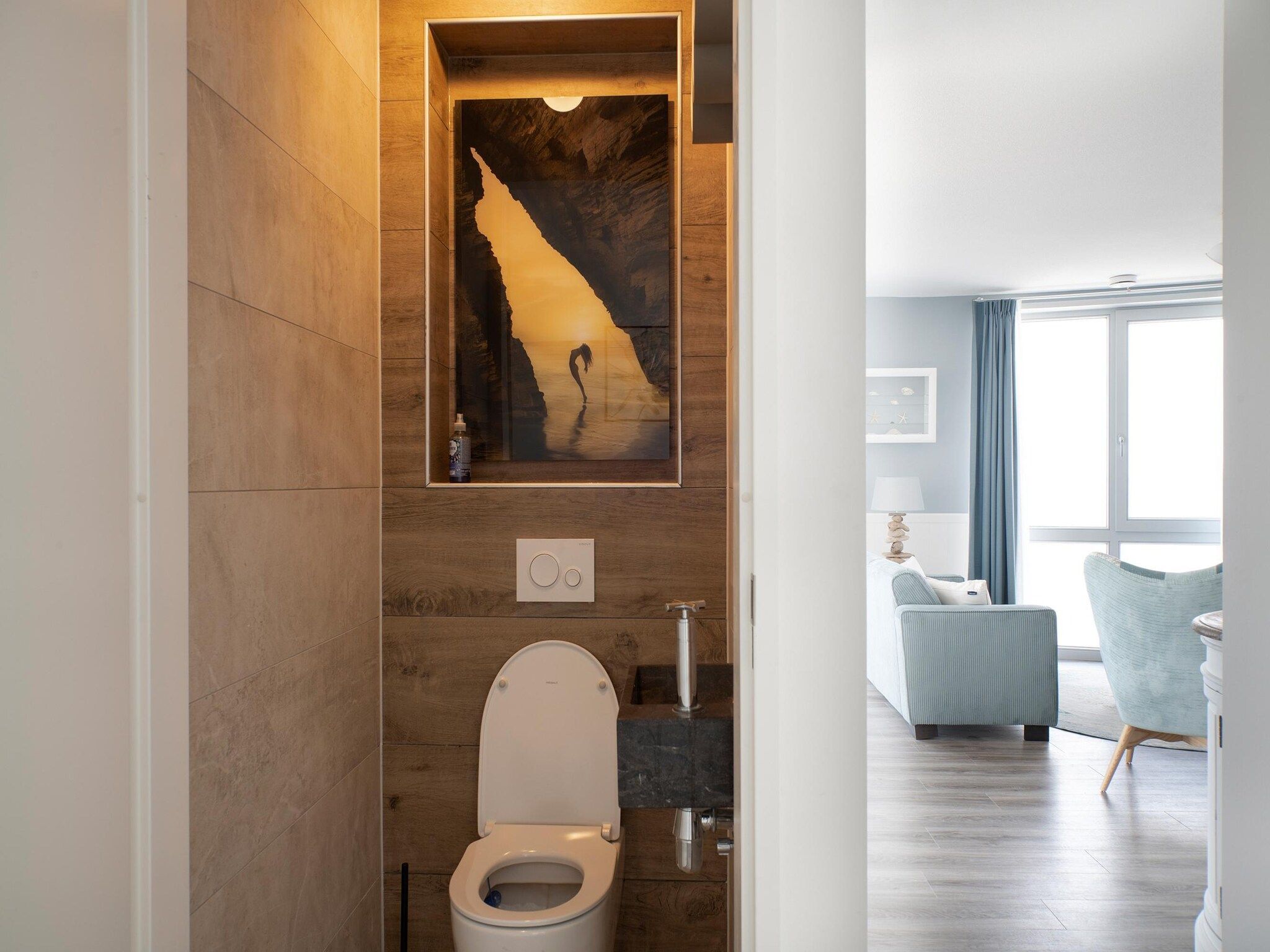 De badkamer van Casa Anna in Scherpenisse