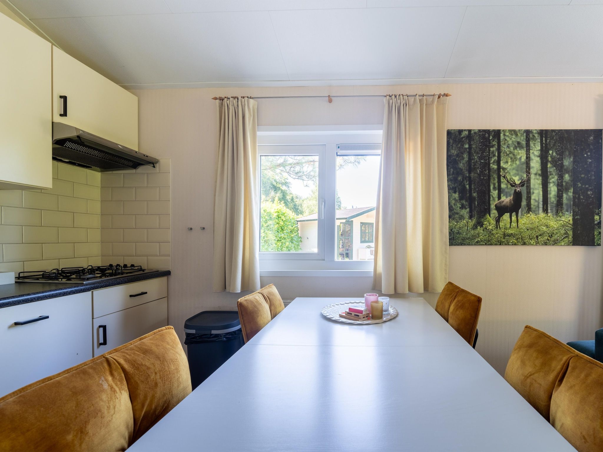De eetkamer van Genieten in Voorthuizen in Voorthuizen