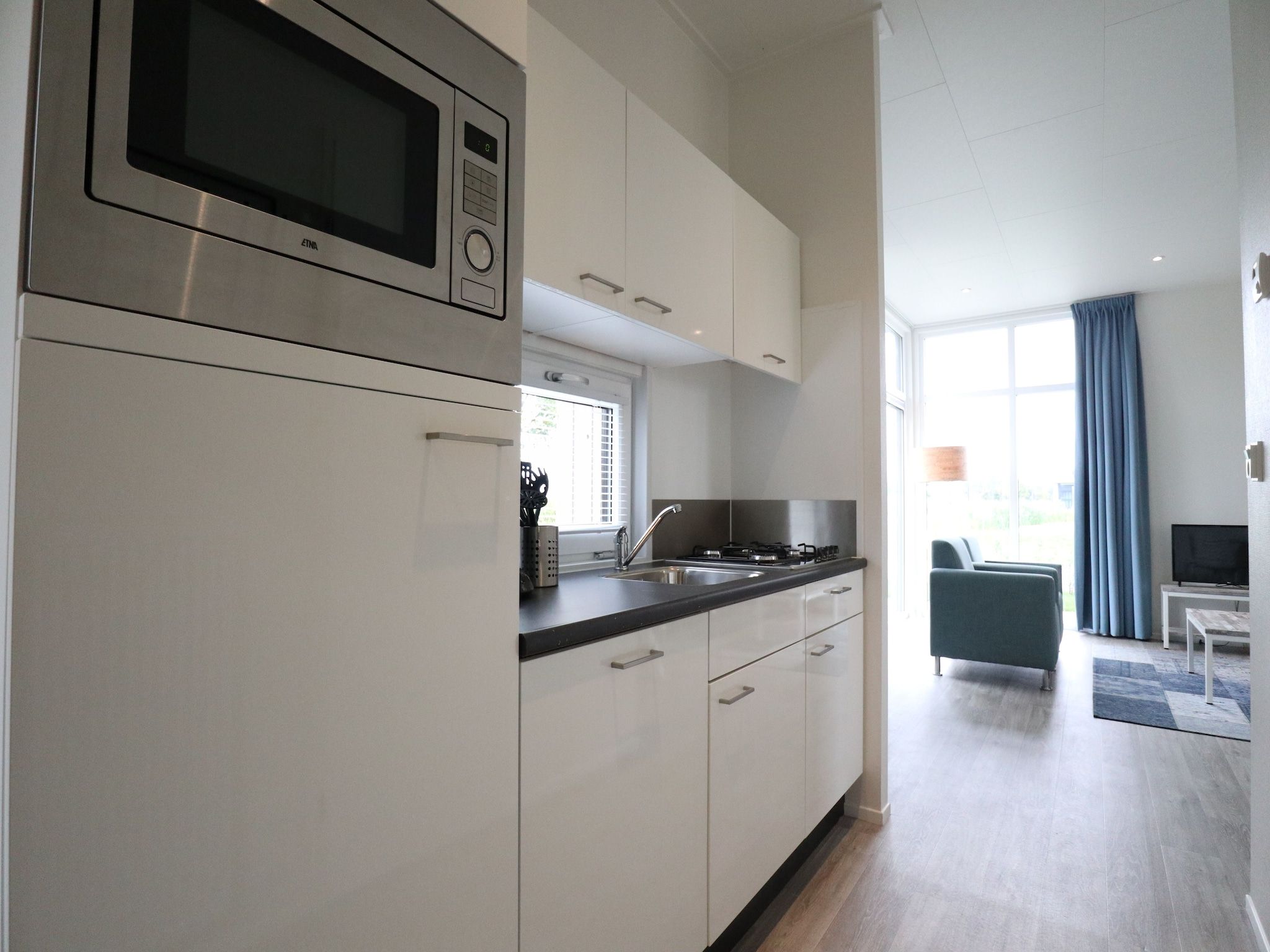 De keuken van Cube la Mer 4 in Olburgen