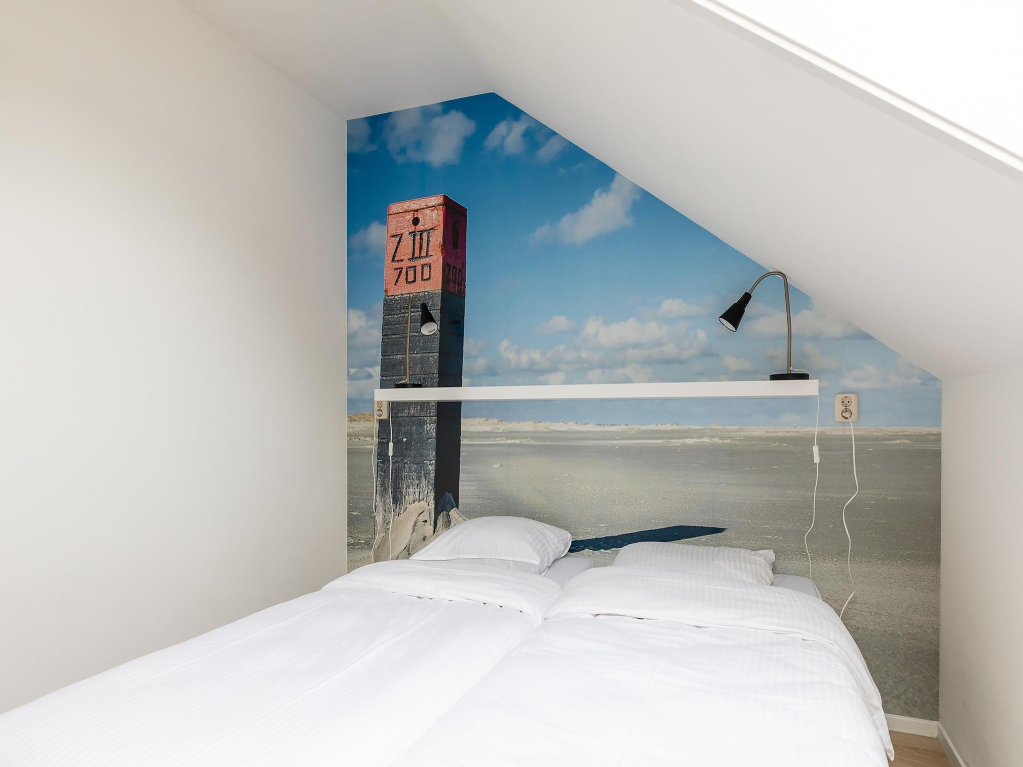 Een slaapkamer van Bramerduin in Nes