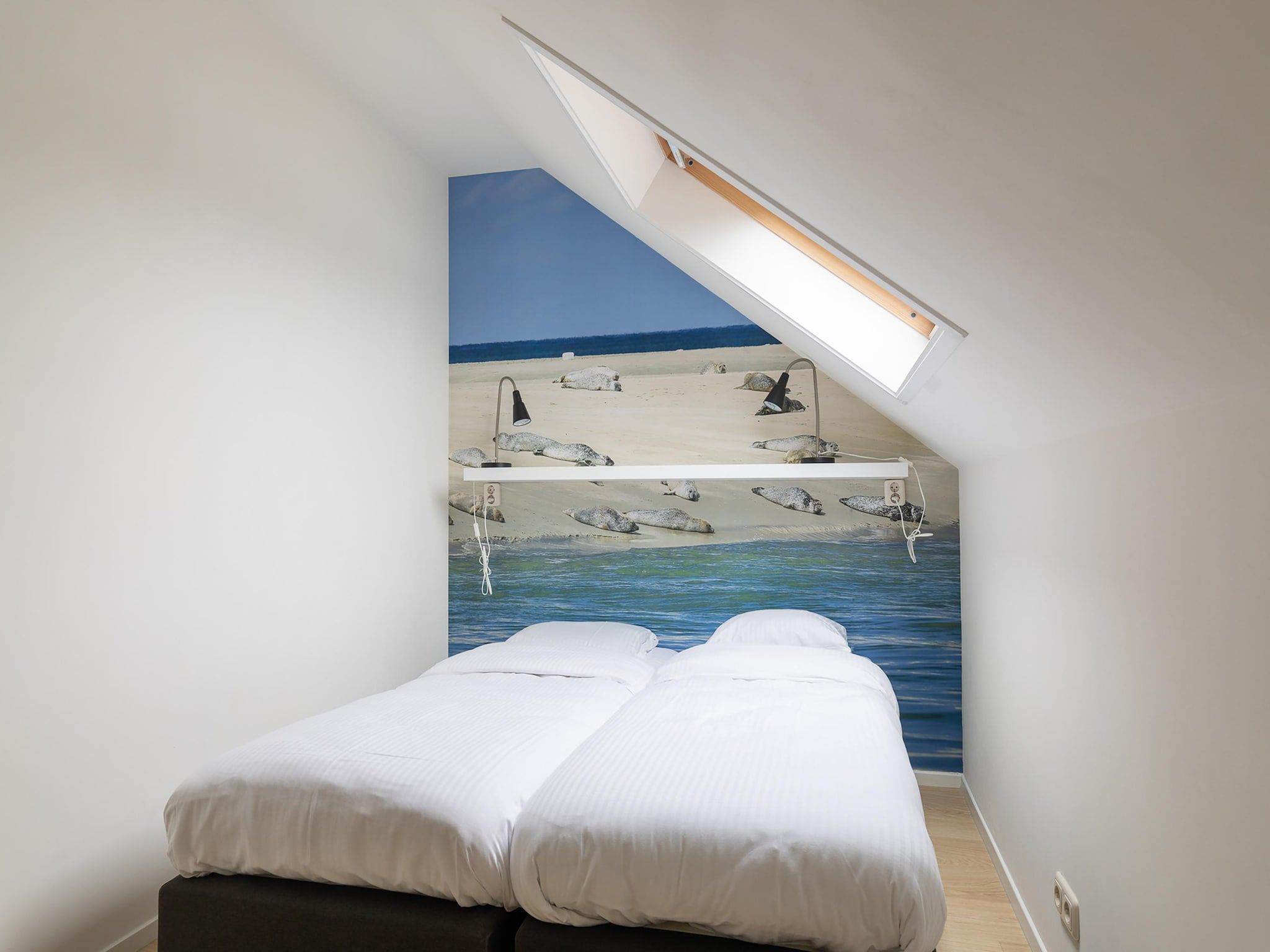 Een slaapkamer van Bramerduin in Nes