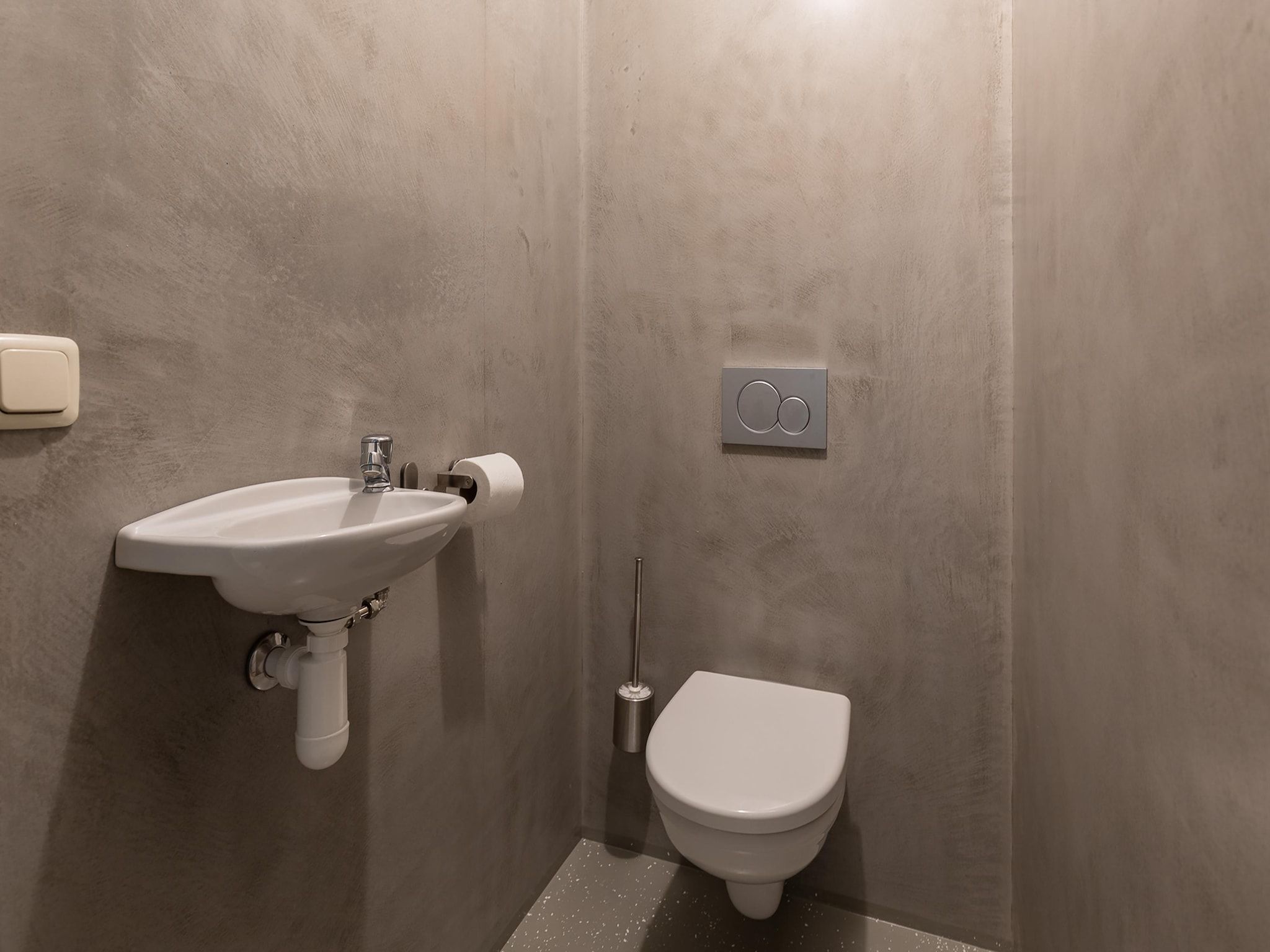 De badkamer van Bramerduin in Nes