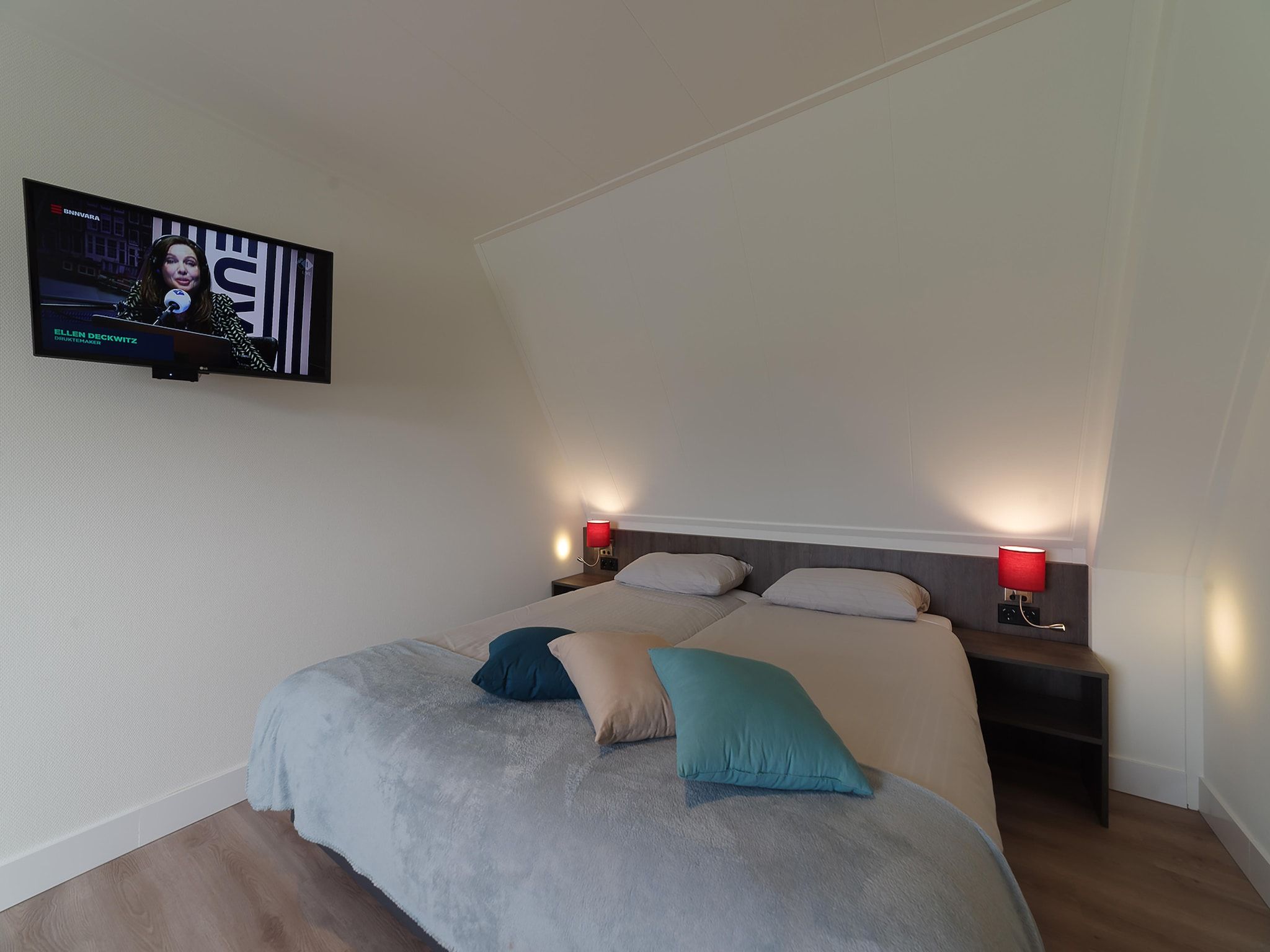 Een slaapkamer van Charming Beveland Vrijstaand in Colijnsplaat