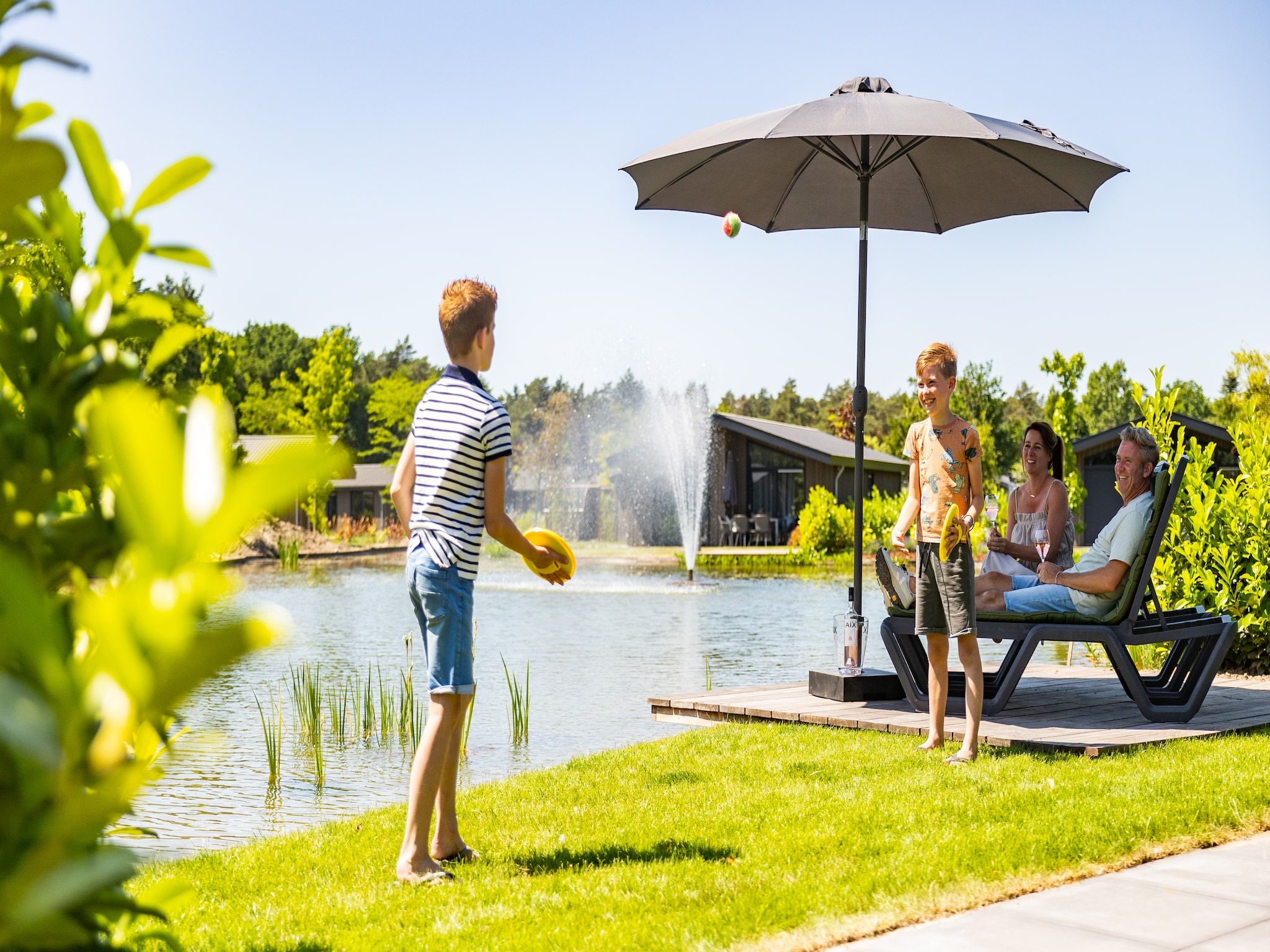 Parkfaciliteiten bij Vakantiepark Molenvelden 6 in Veldhoven