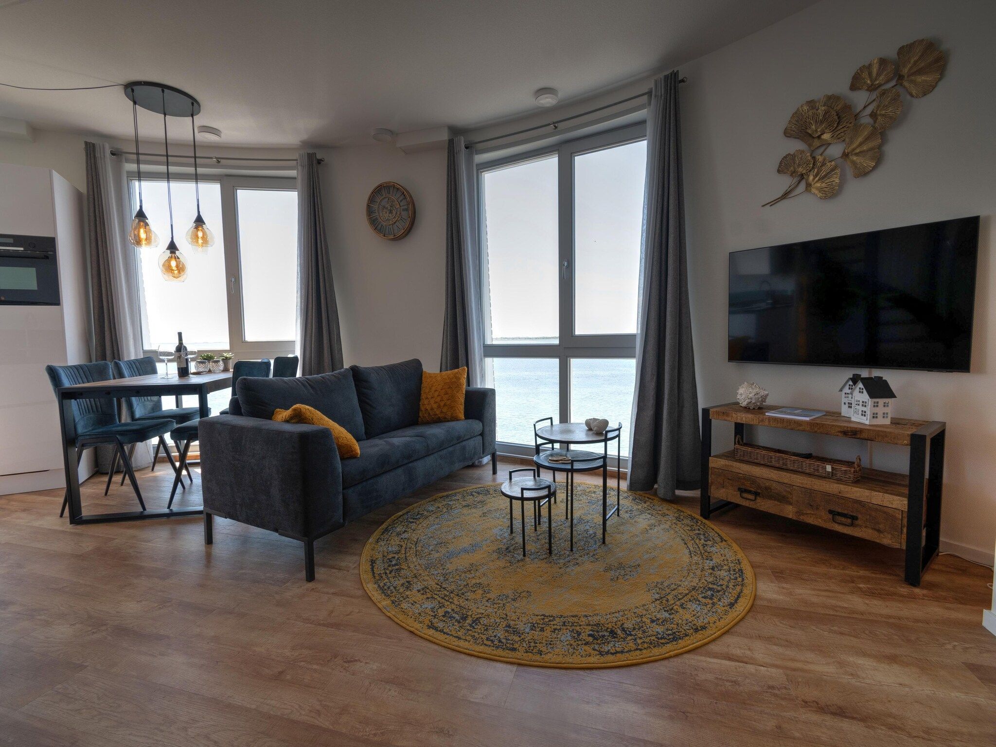 De woonkamer van Casa Isla Bella in Scherpenisse