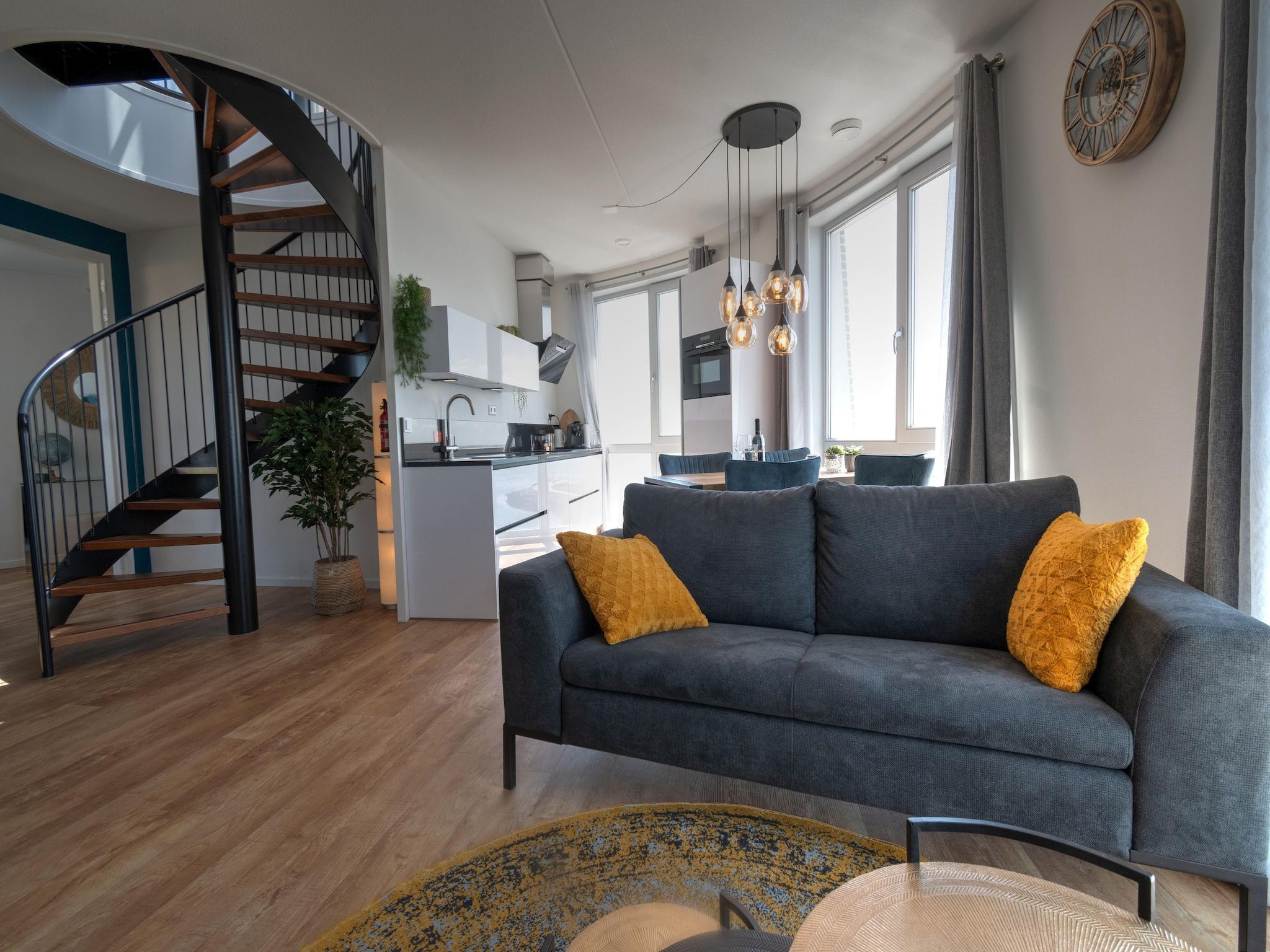 De woonkamer van Casa Isla Bella in Scherpenisse