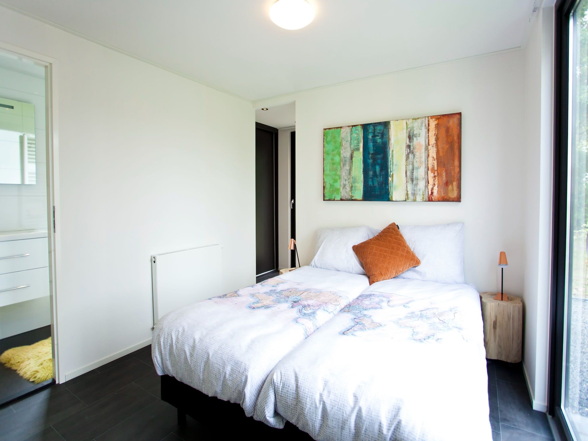 Een slaapkamer van Cube Maximaal 6 in Breskens