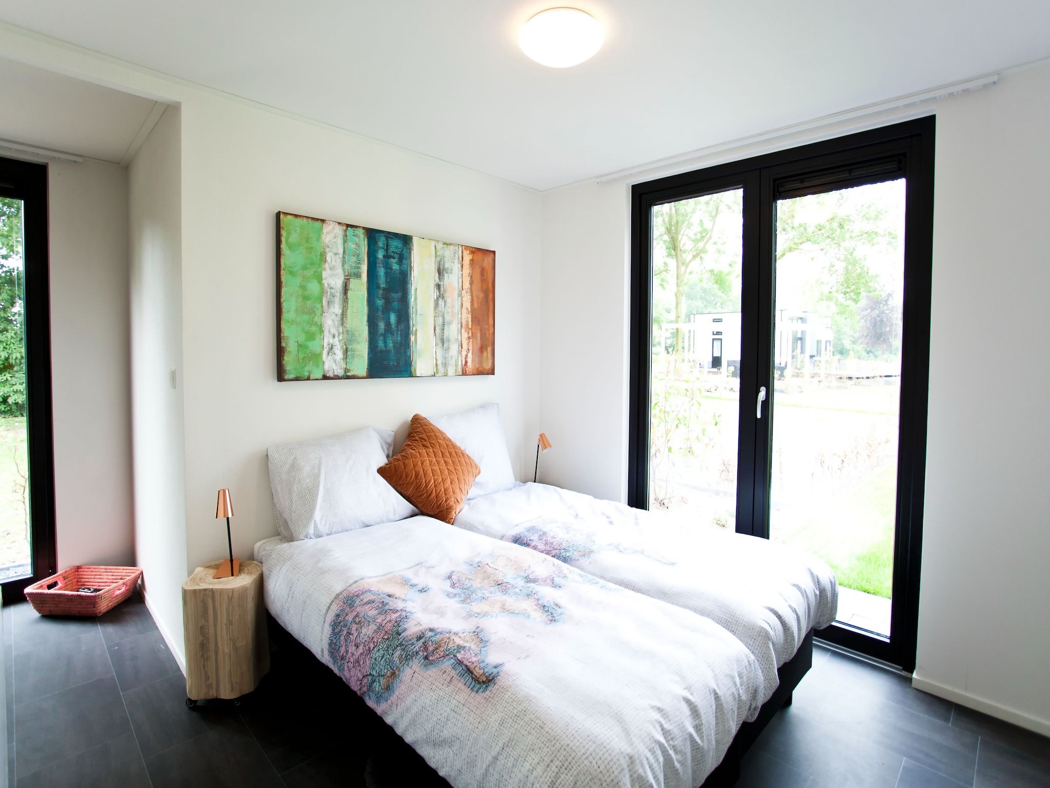 Een slaapkamer van Cube Maximaal 6 in Breskens