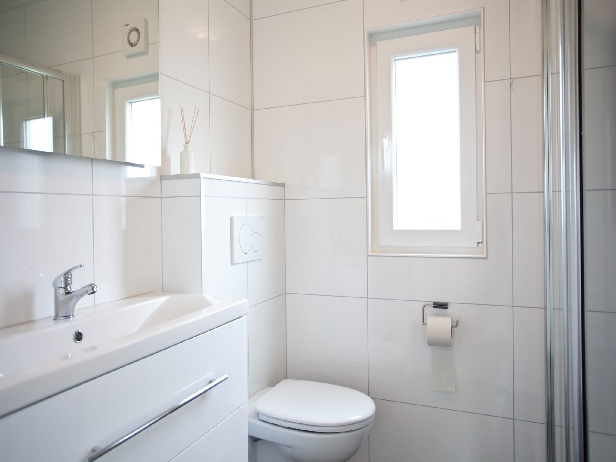 De badkamer van Exclusif 4 in Breskens