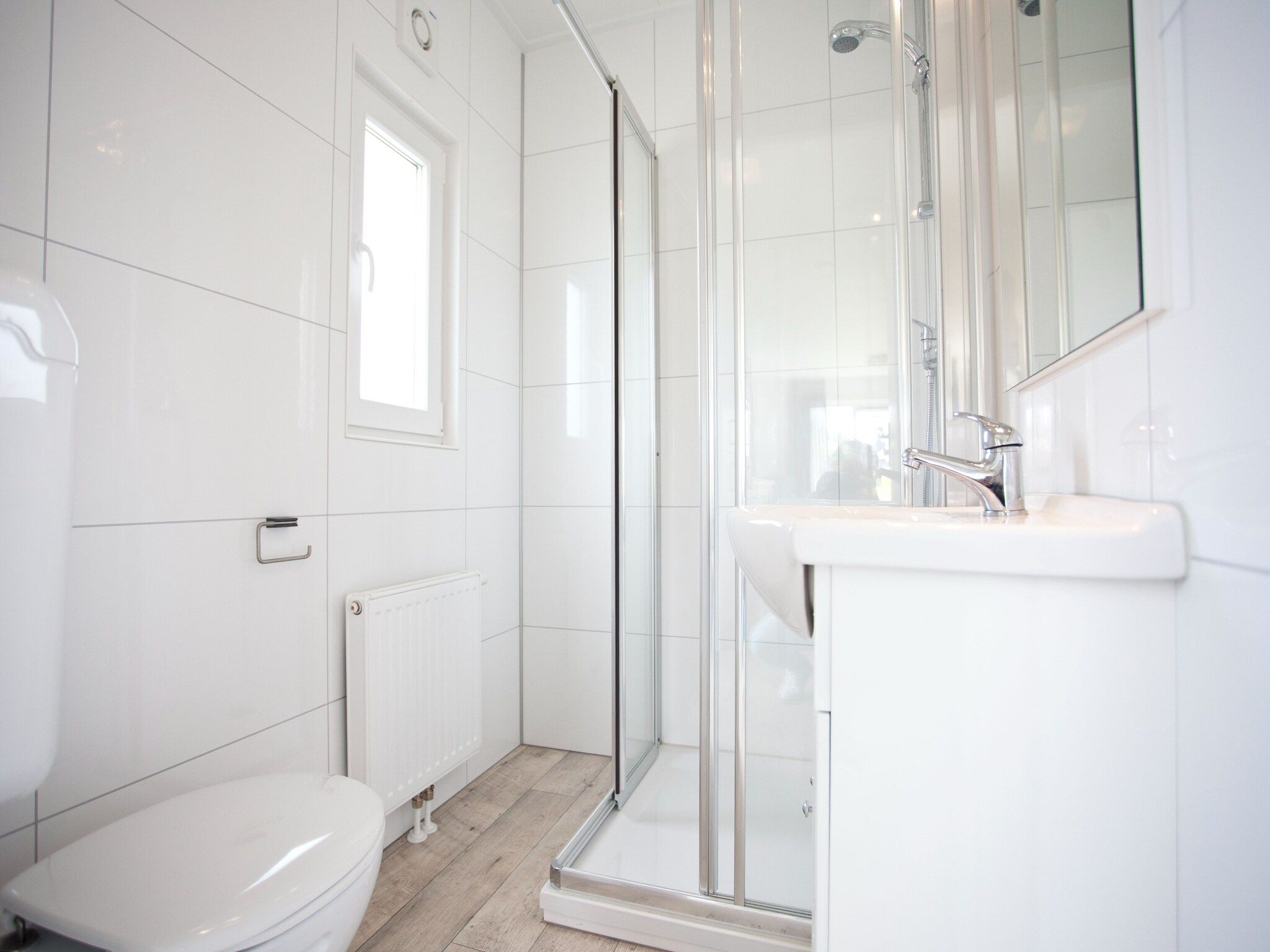 De badkamer van Unique 4 in Breskens