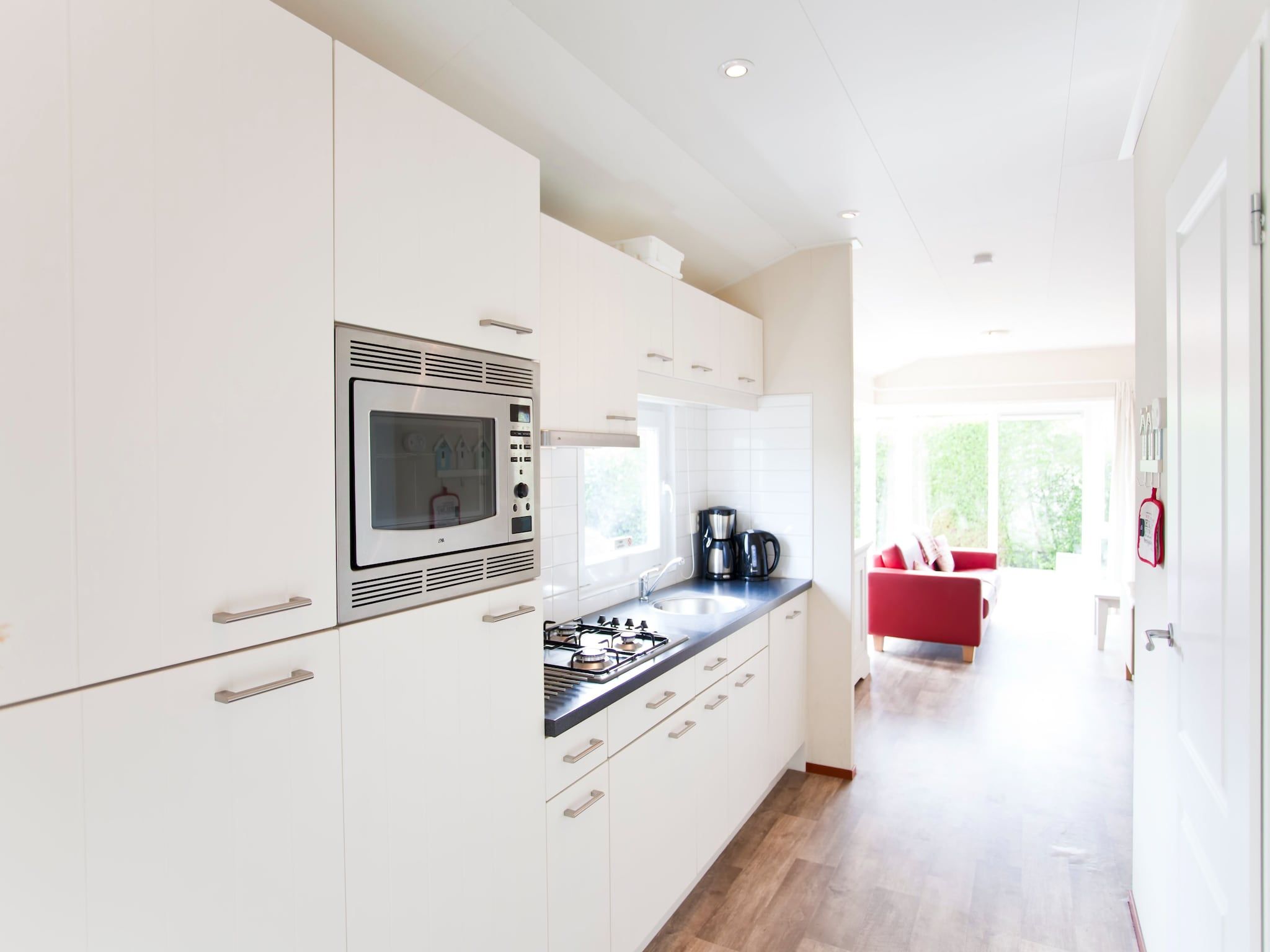 De keuken van Unique Luxe 4 in Breskens