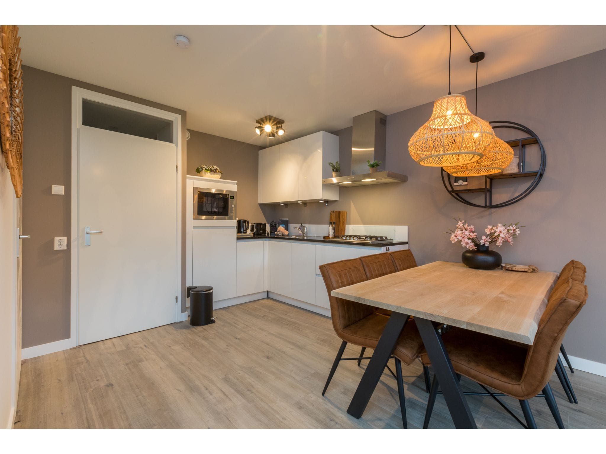 De keuken van Duinweg 18 in Zoutelande