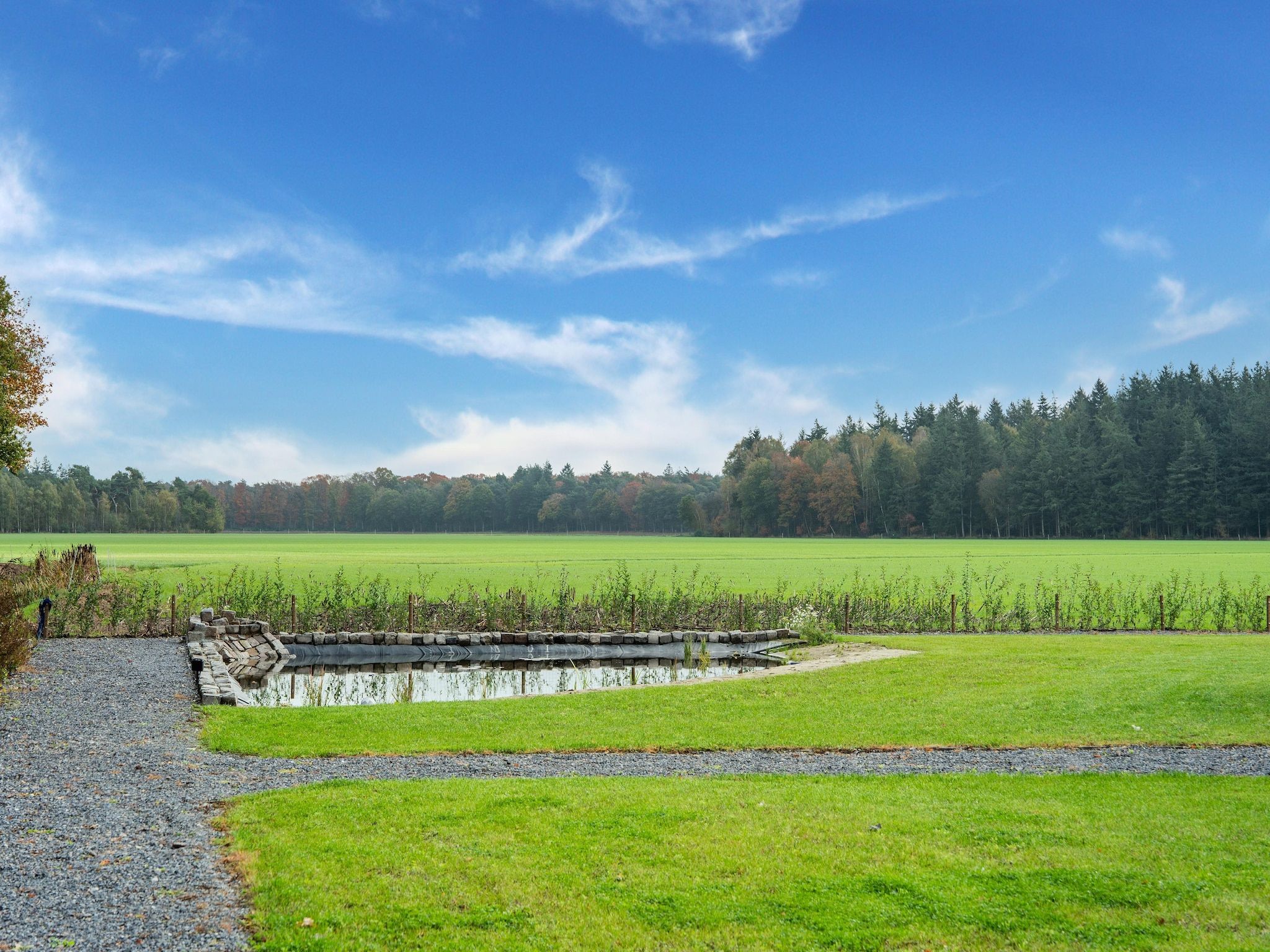 Het uitzicht vanaf NR 2 in Goirle