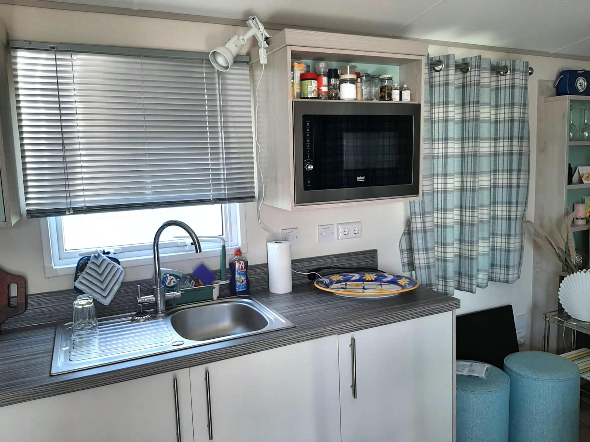 De keuken van Ferienwohnung Oostkapelle Zeeland M53 in Oostkapelle