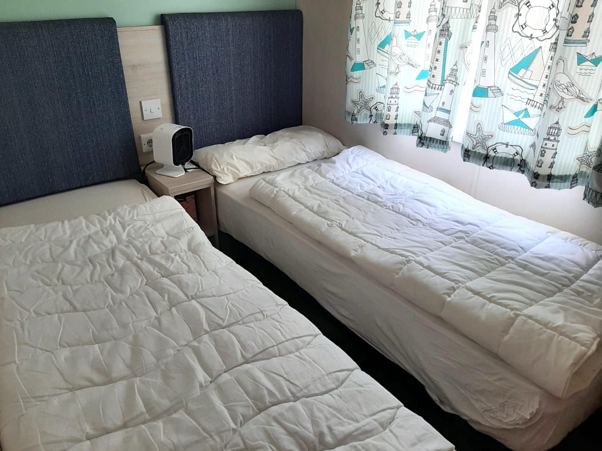 Een slaapkamer van Ferienwohnung Oostkapelle Zeeland M53 in Oostkapelle