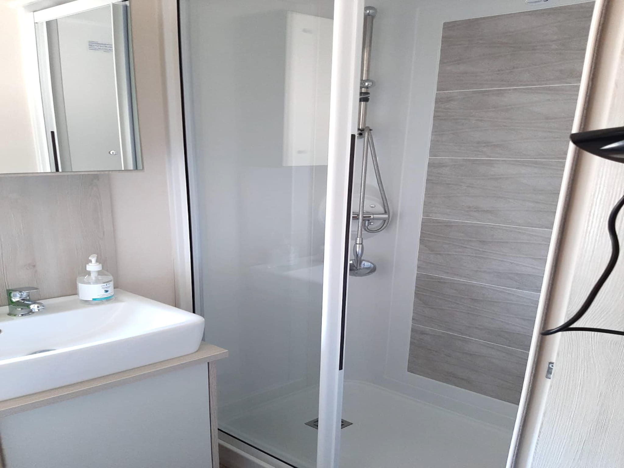 De badkamer van Ferienwohnung Oostkapelle Zeeland M53 in Oostkapelle