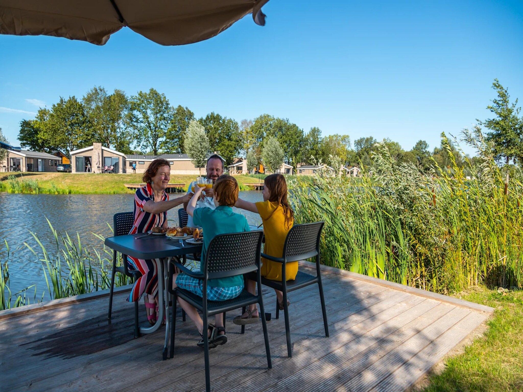 Het uitzicht vanaf Hackfort 6 in Kampen