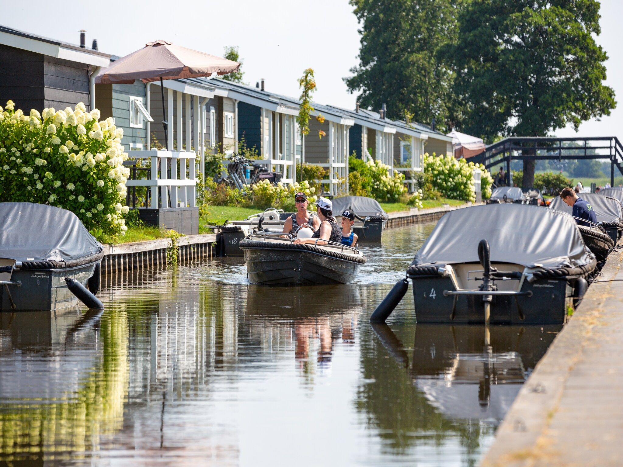 Parkfaciliteiten bij Vakantiepark Giethoorn 12 in Giethoorn