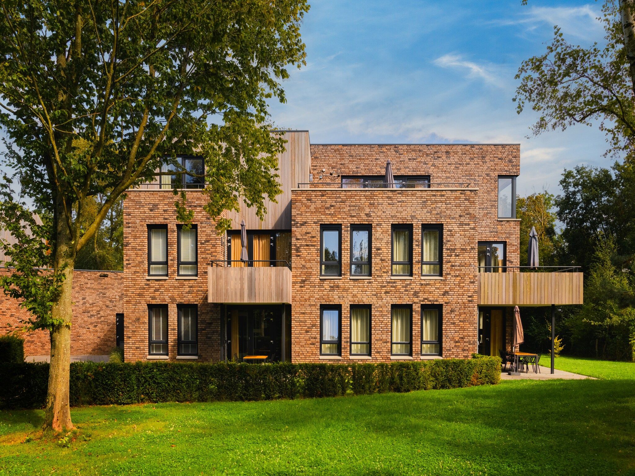 De buitenkant van Resort Maastricht 32 in Maastricht