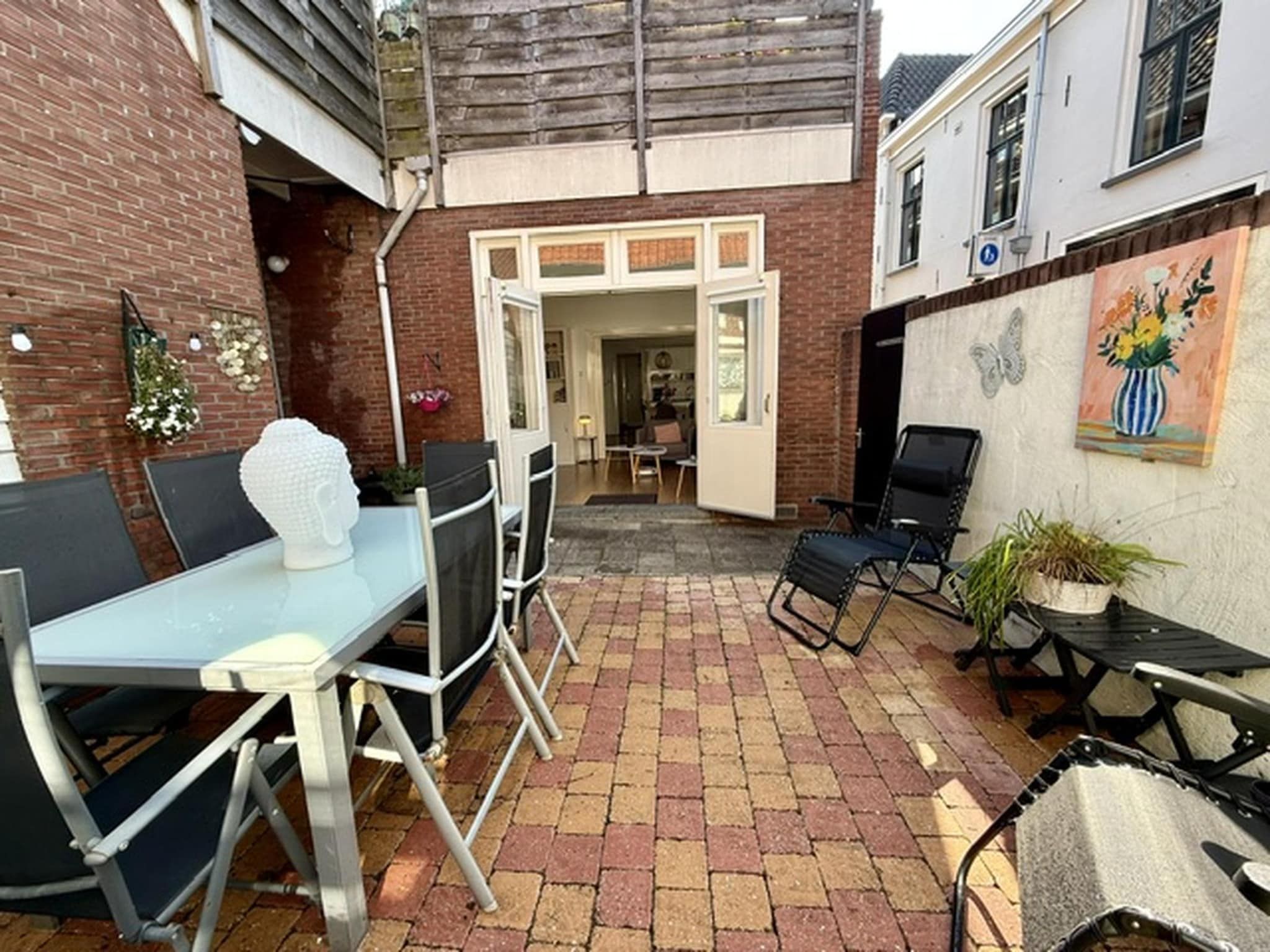 Het terras van De Mattelier in Groenlo