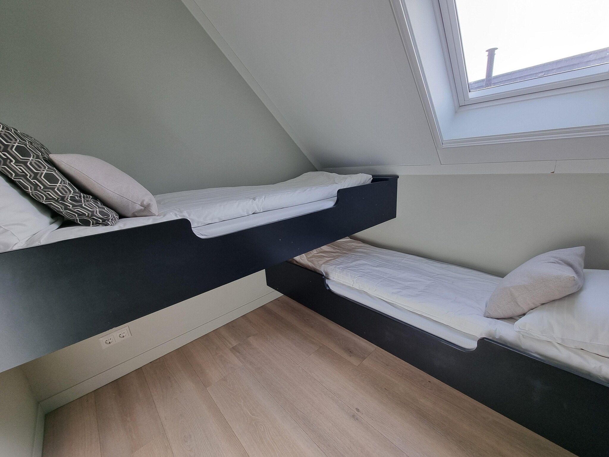 Een slaapkamer van Watervilla San in Balk