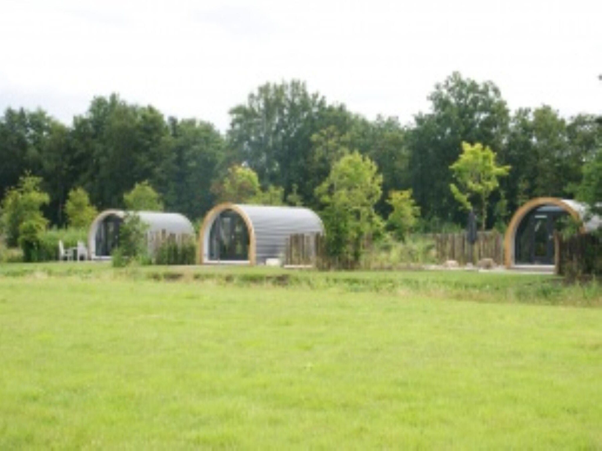 Het uitzicht vanaf Natuurlodge Tureluur 2p in Drenthe
