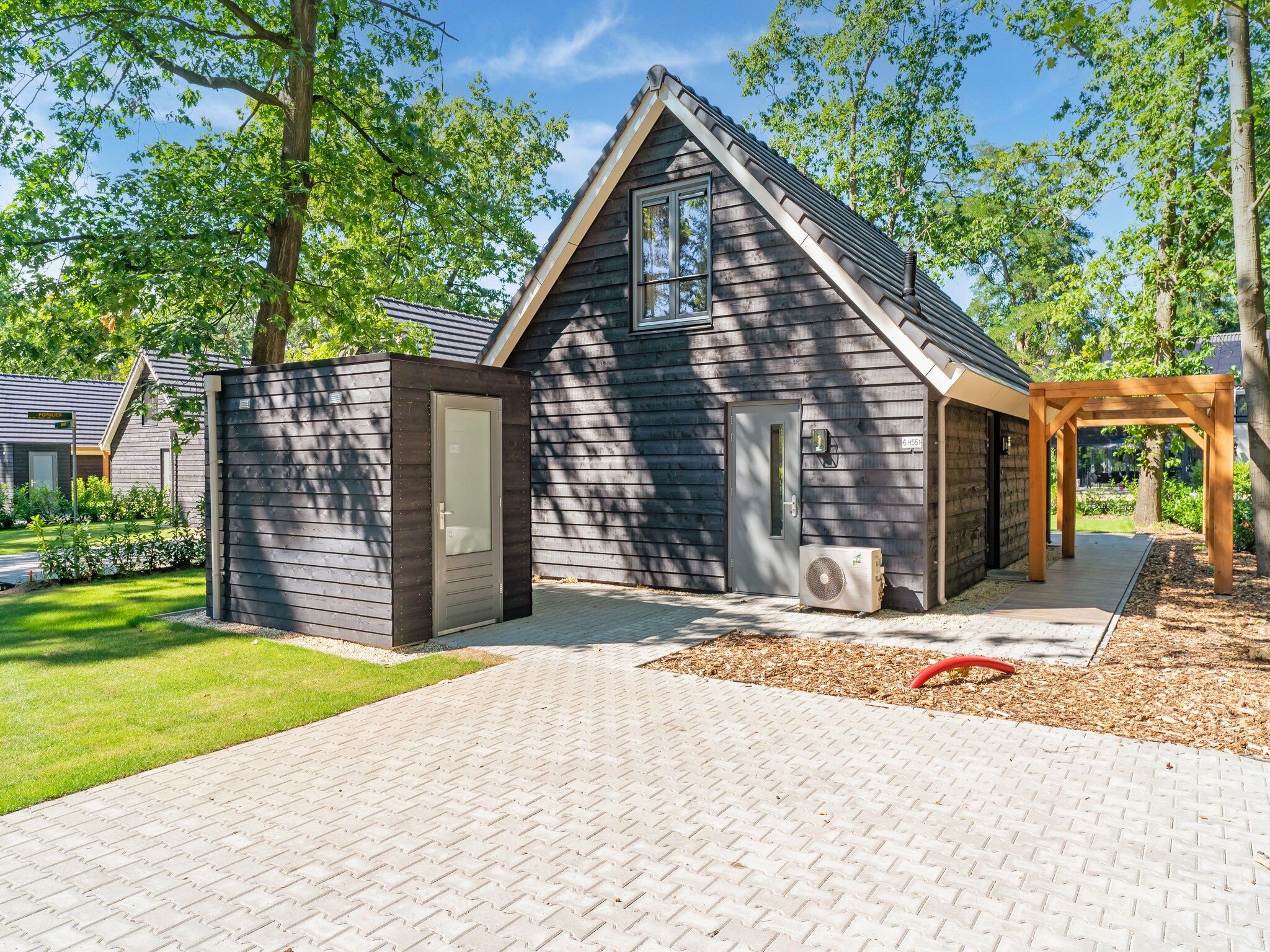 De buitenkant van Boschhuis Boucle in Lochem