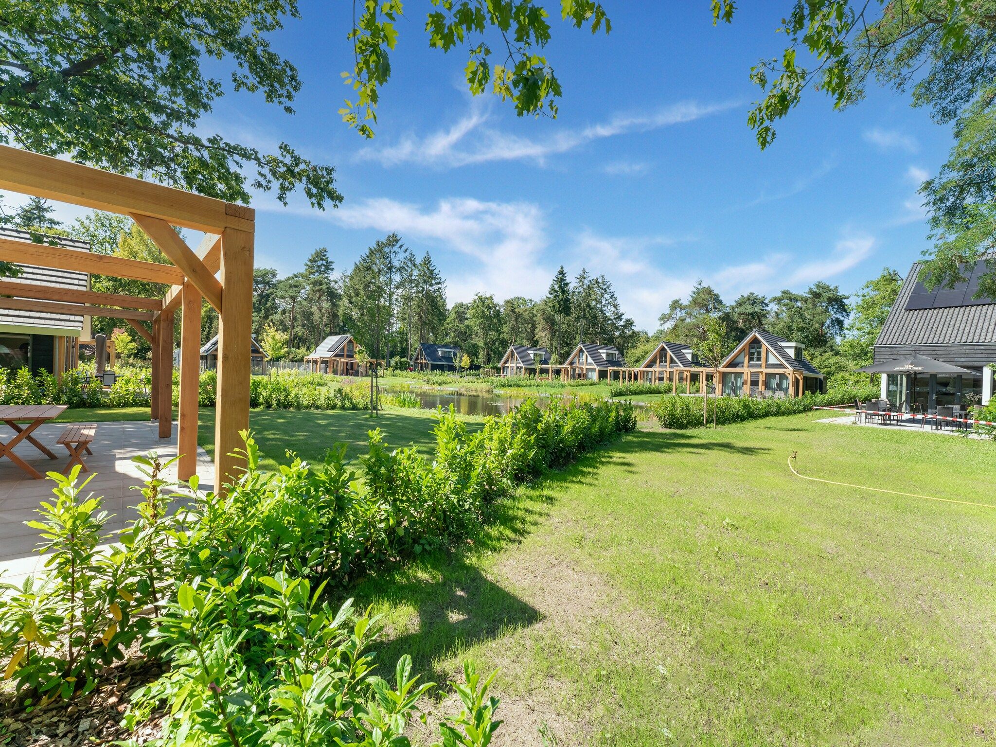 De tuin van Boschhuis Boucle in Lochem
