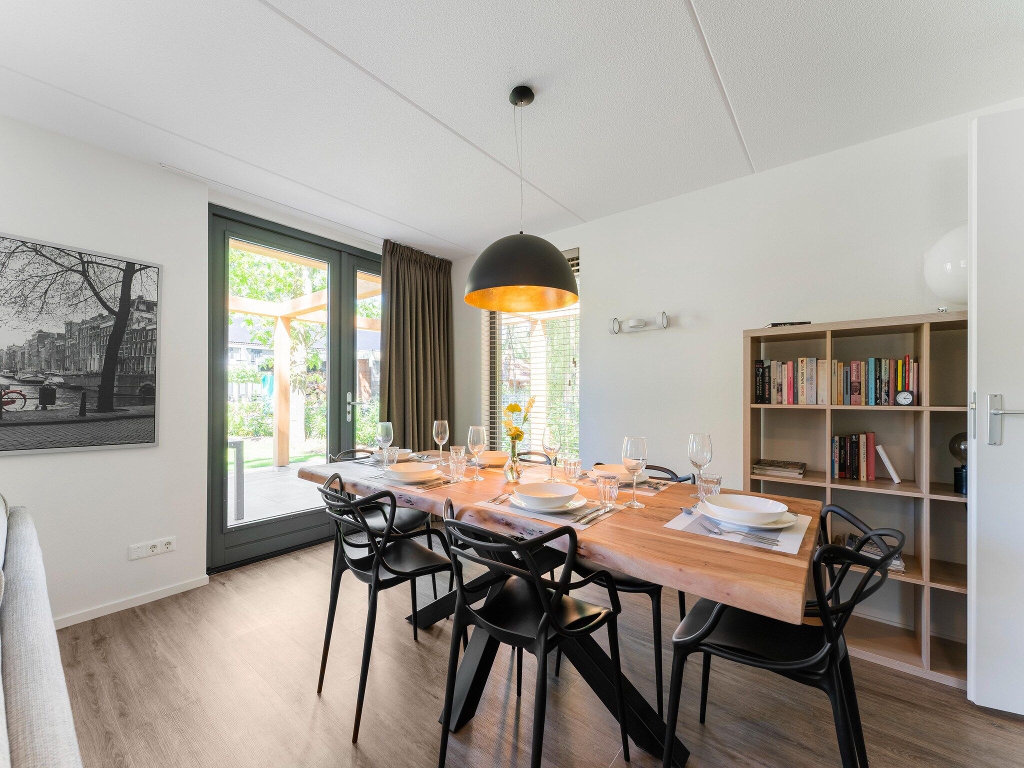De eetkamer van Boschhuis Boucle in Lochem