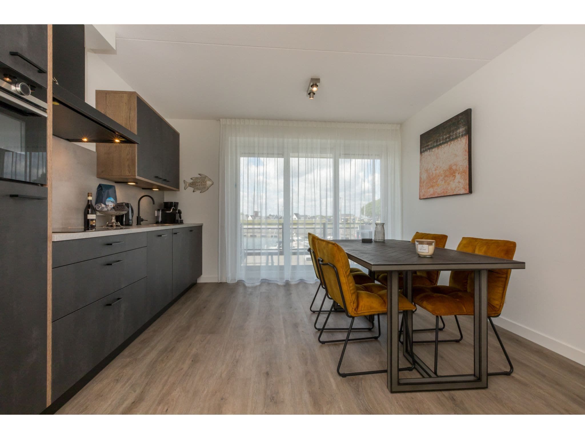 De keuken van Havenweg 8-18 in St. Annaland