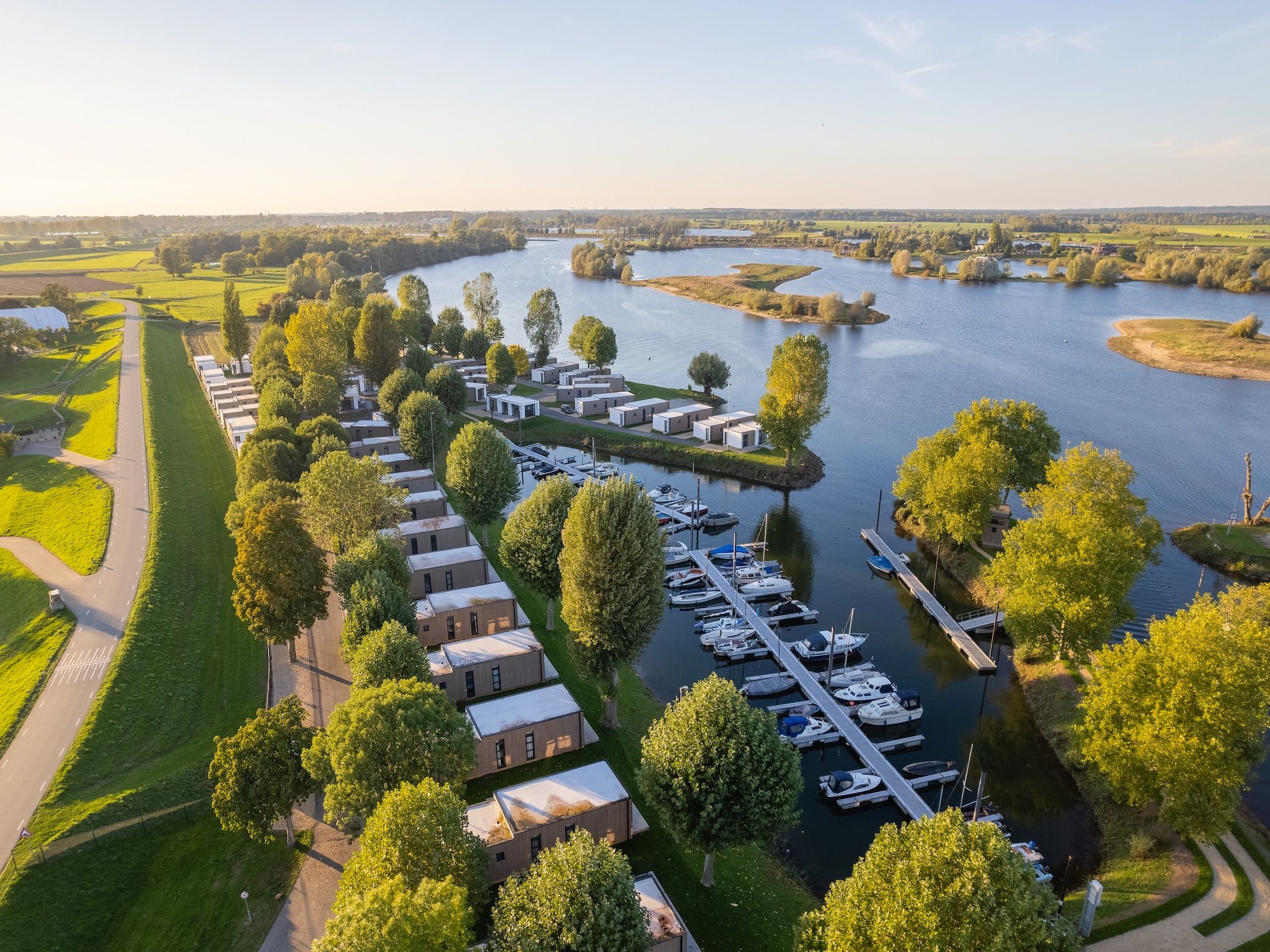 De omgeving van MarinaPark Bad Nederrijn 5 in Maurik