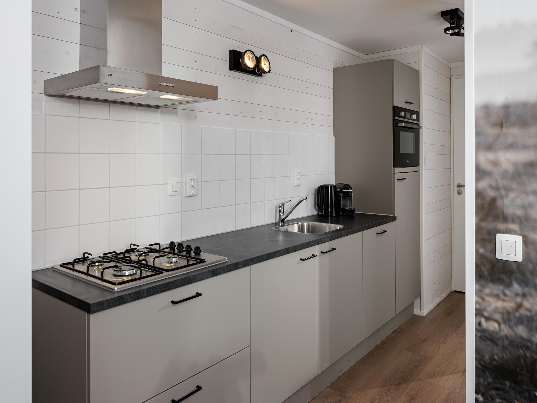 De keuken van Vakantiepark Schaijk 9 in Schaijk