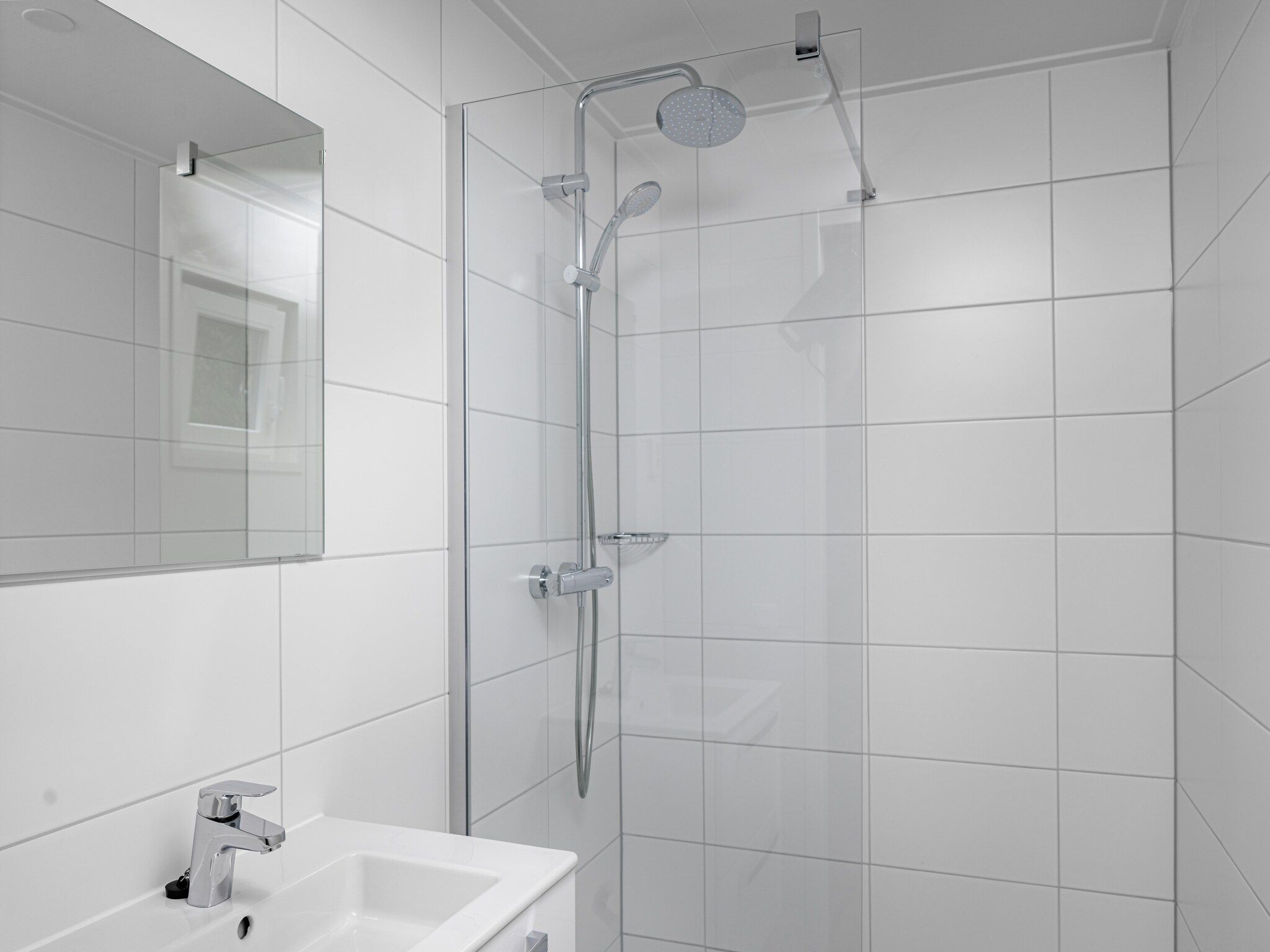 De badkamer van Vakantiepark Schaijk 9 in Schaijk