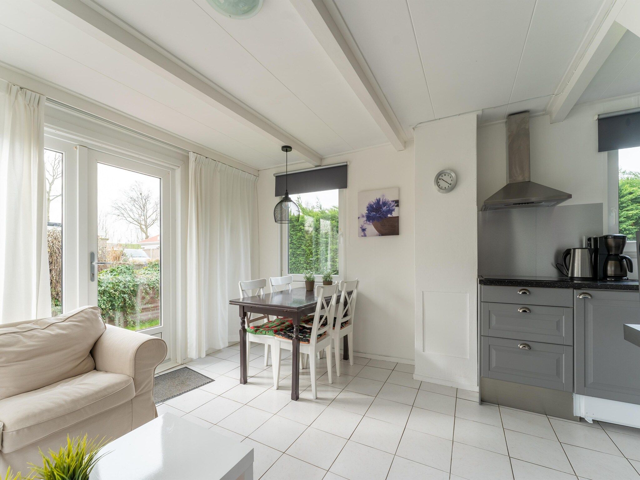 De woonkamer van Scheldeoord 97 in Baarland