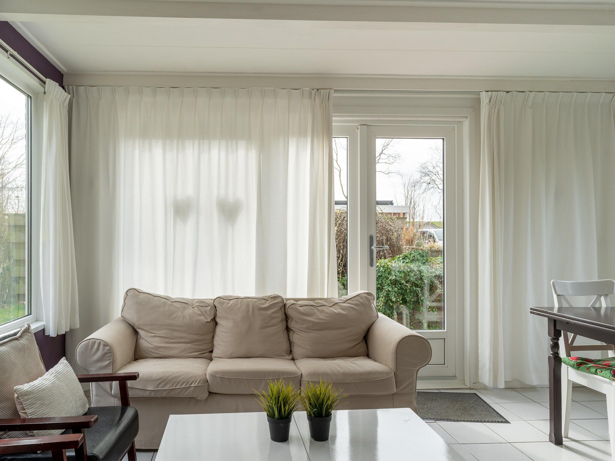 De woonkamer van Scheldeoord 97 in Baarland