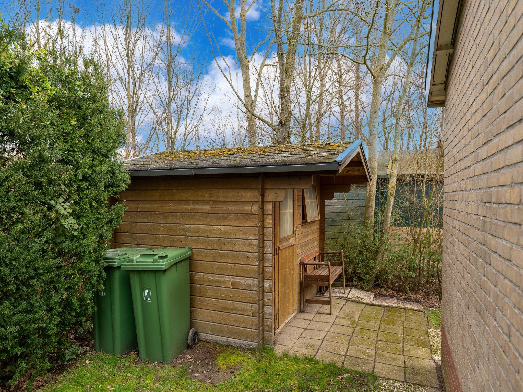 De tuin van Scheldeoord 97 in Baarland