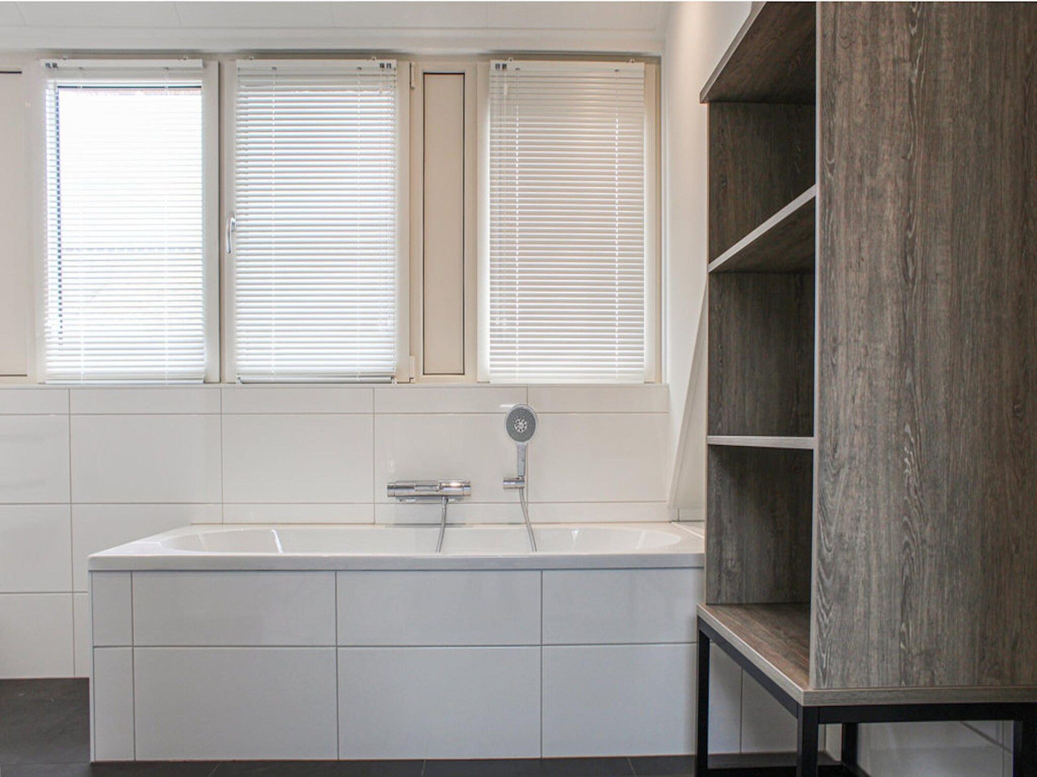 De badkamer van Recreatiepark Idskenhuizen 2 in Idskenhuizen