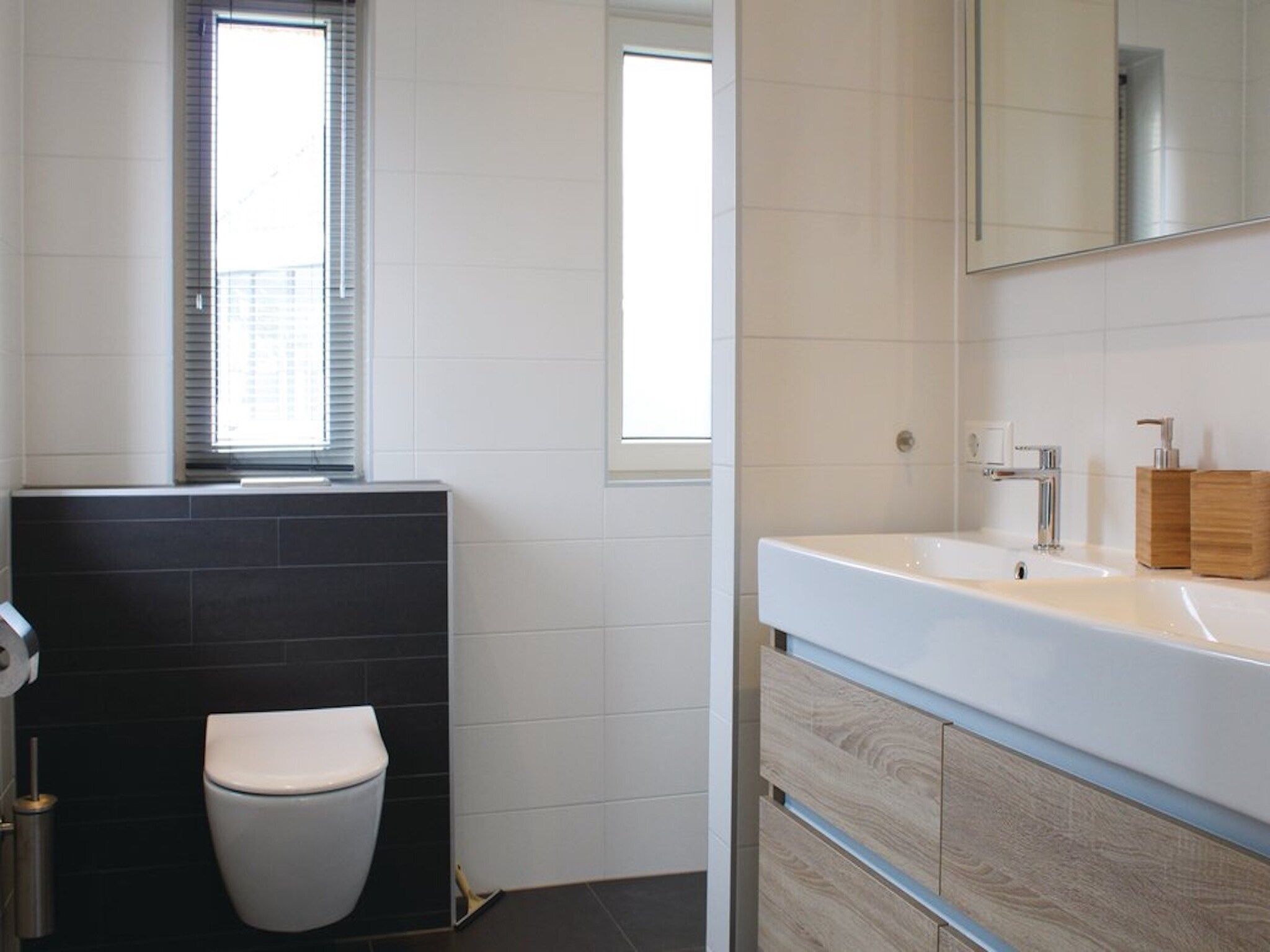 De badkamer van Recreatiepark Idskenhuizen 3 in Idskenhuizen
