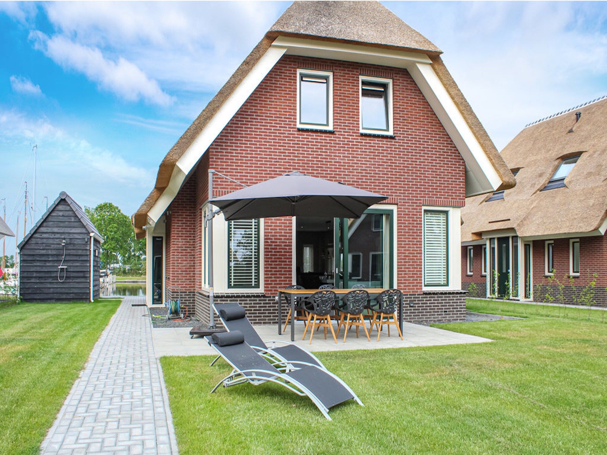 De buitenkant van Recreatiepark Idskenhuizen 1 in Idskenhuizen